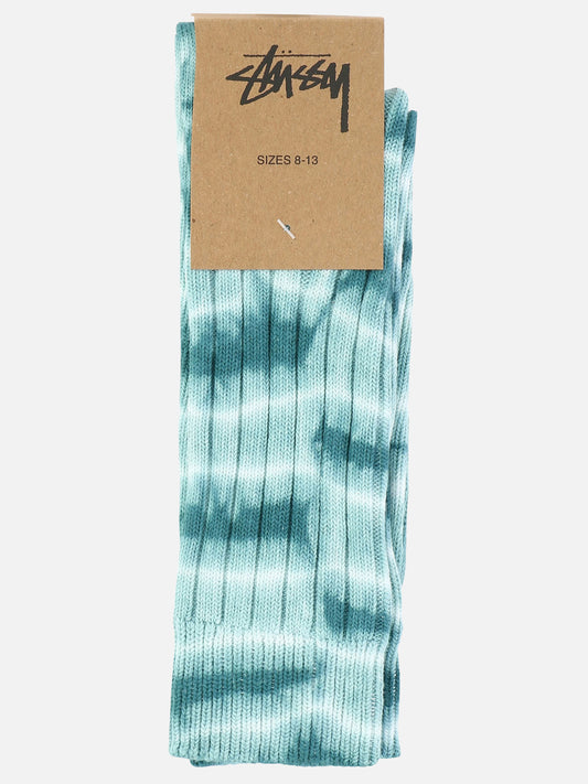 "Dyed Ribbed Crew" socks