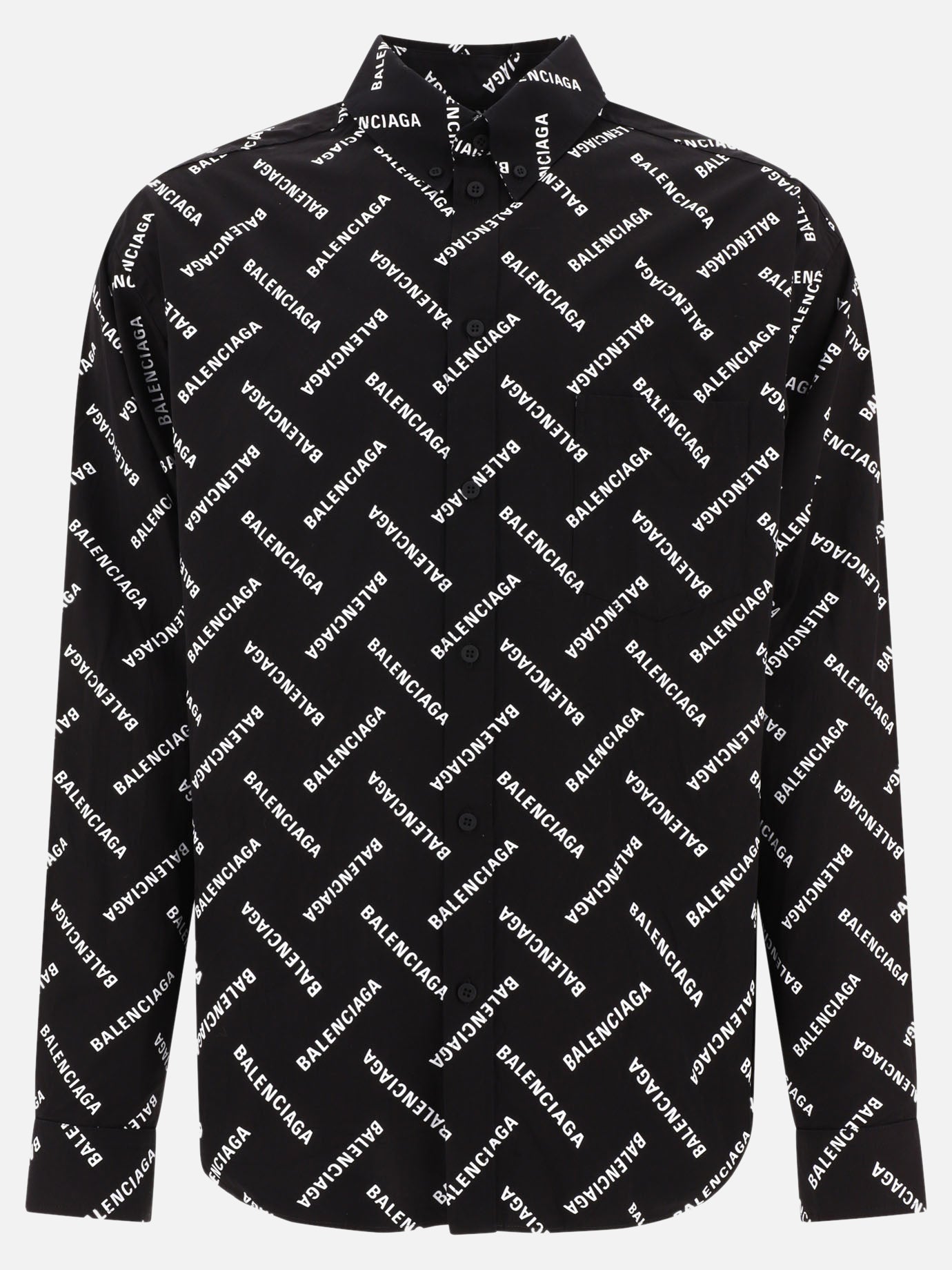 Casual shirts 100% cotton  Black - Balenciaga Men | PDP | VIETTI Online Store | thumbnail