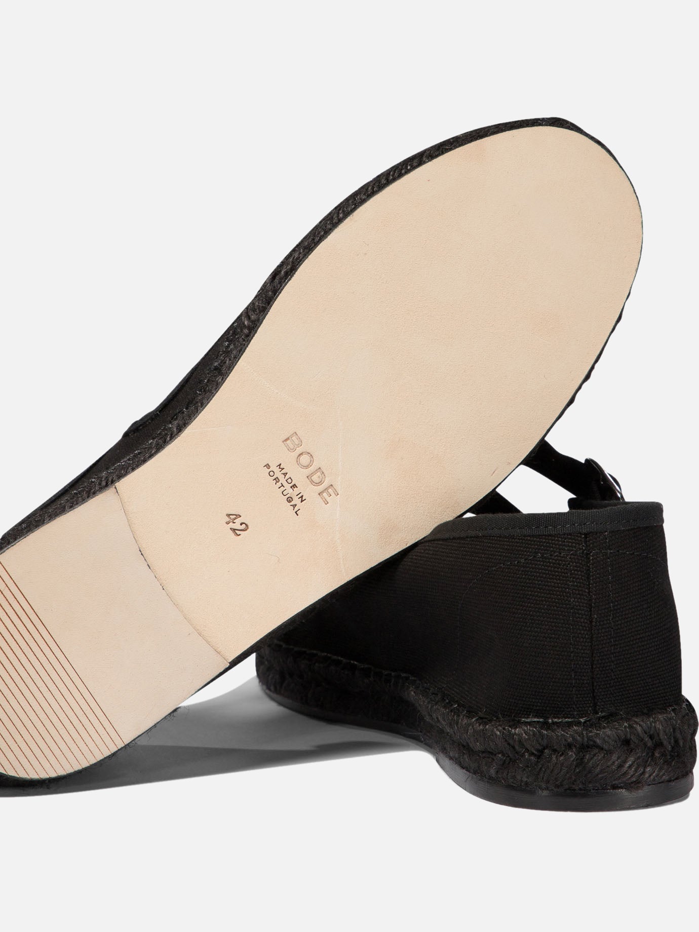 Bode "Peggy" espadrilles Black