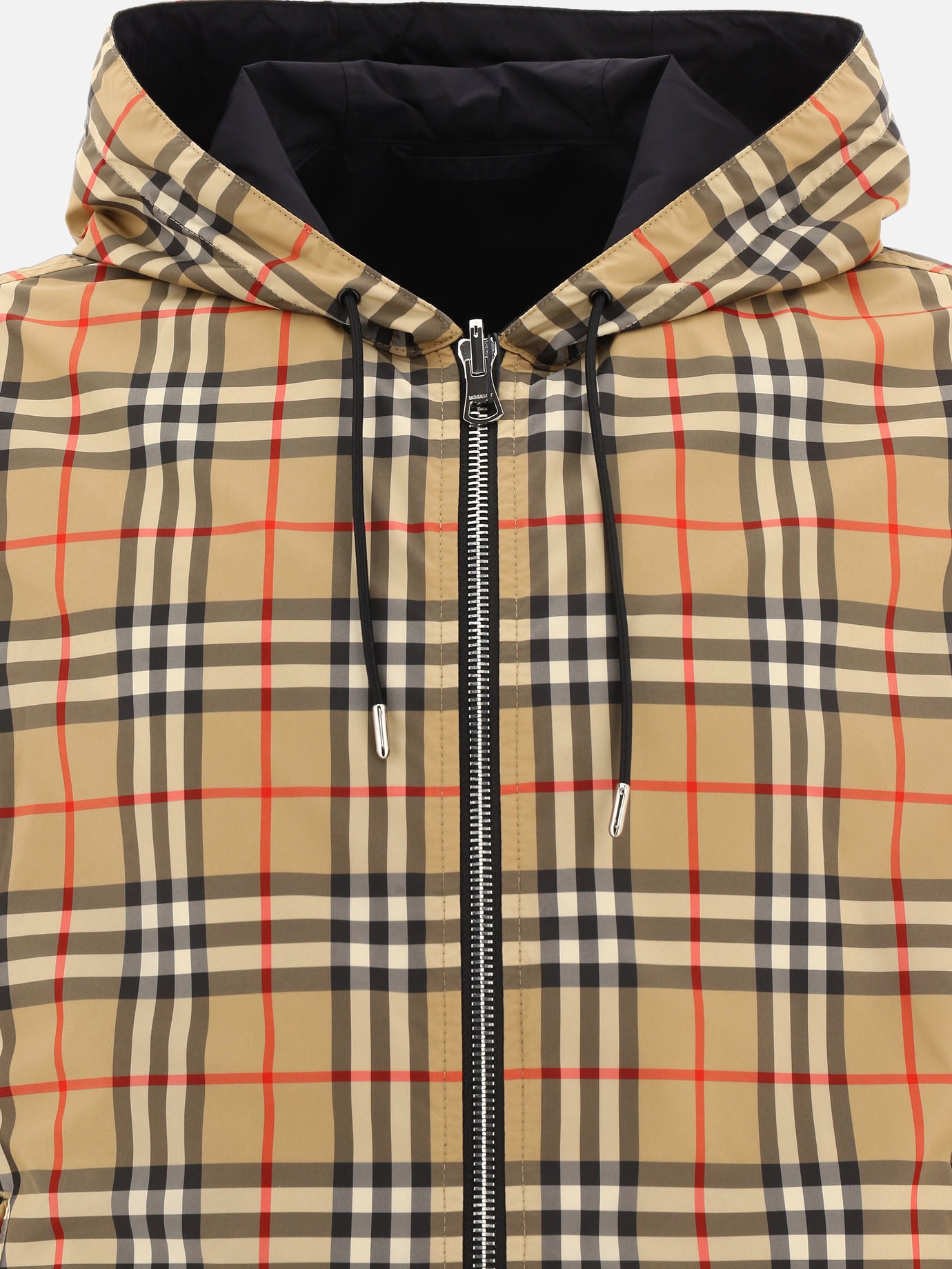 Windbreakers 100% polyester  Beige - Burberry Men | PDP | VIETTI Online Store | Zoom-Modal
