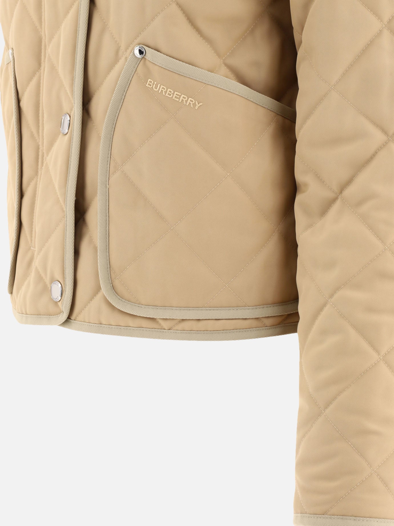 Quilted & Utility Jackets 100% polyester  Beige - Burberry Women | PDP | VIETTI Online Store | Zoom-Modal_4
