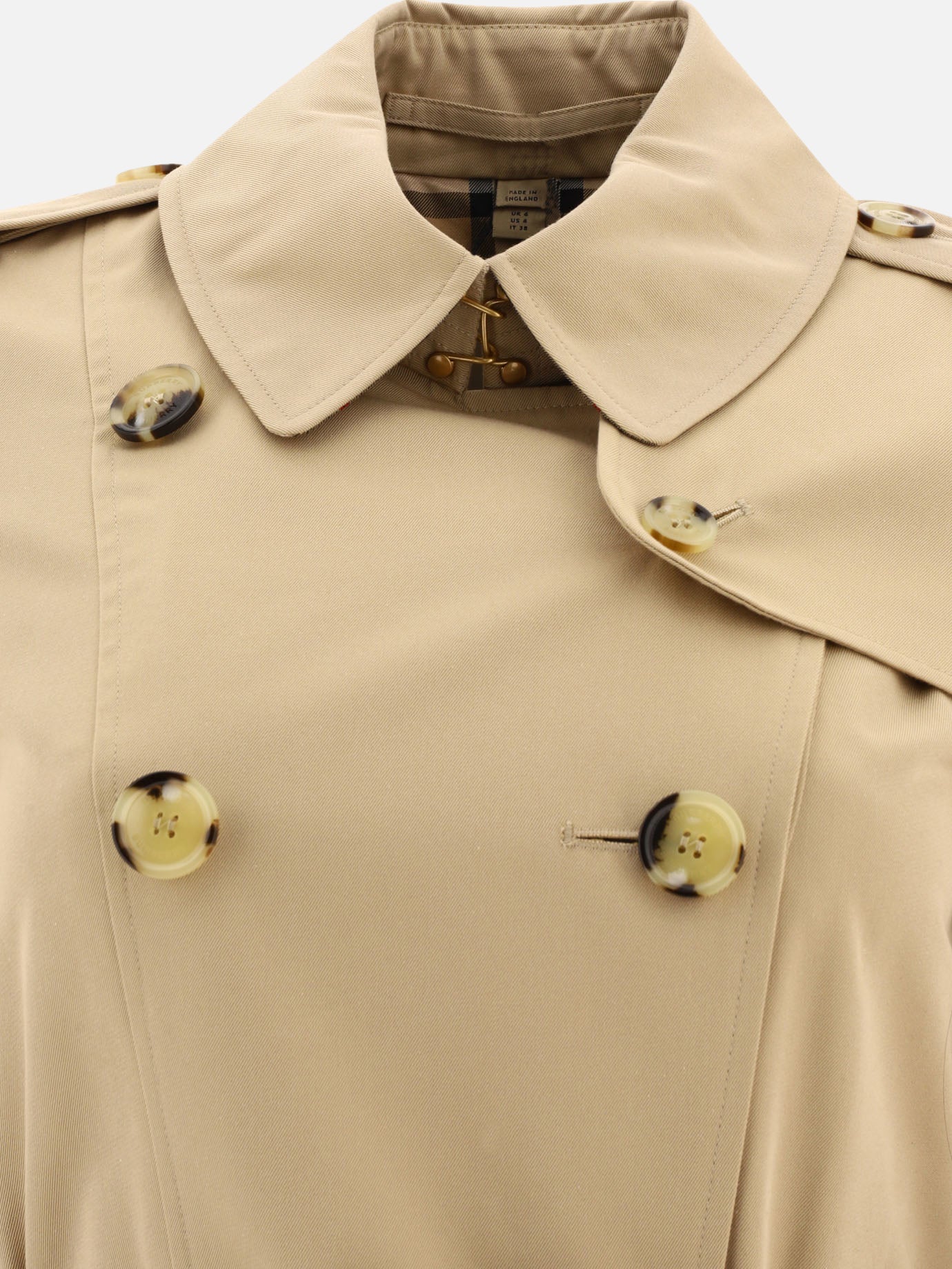 Raincoats & Trench coats 100% cotton  Beige - Burberry Women | PDP | VIETTI Online Store | thumbnail_3