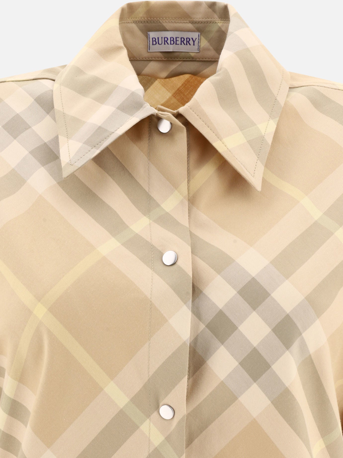 Mini dresses 100% cotton  Beige - Burberry Women | PDP | VIETTI Online Store | Zoom-Modal_3
