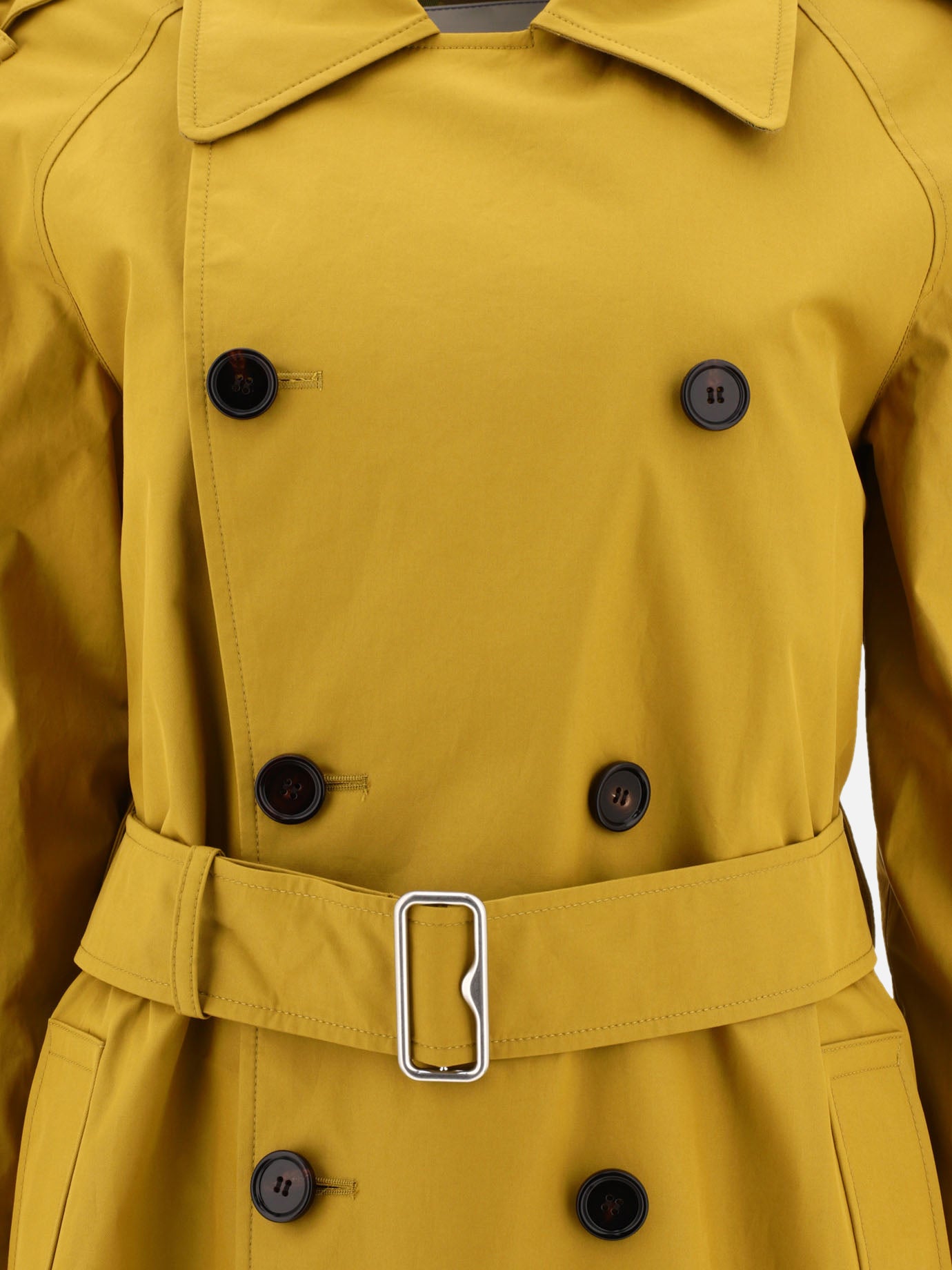 Trench lungo in gabardine