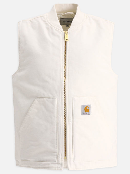 Giacche smanicate 100% organic cotton  Bianco - Carhartt WIP Uomo | PLP | VIETTI Online Store 
