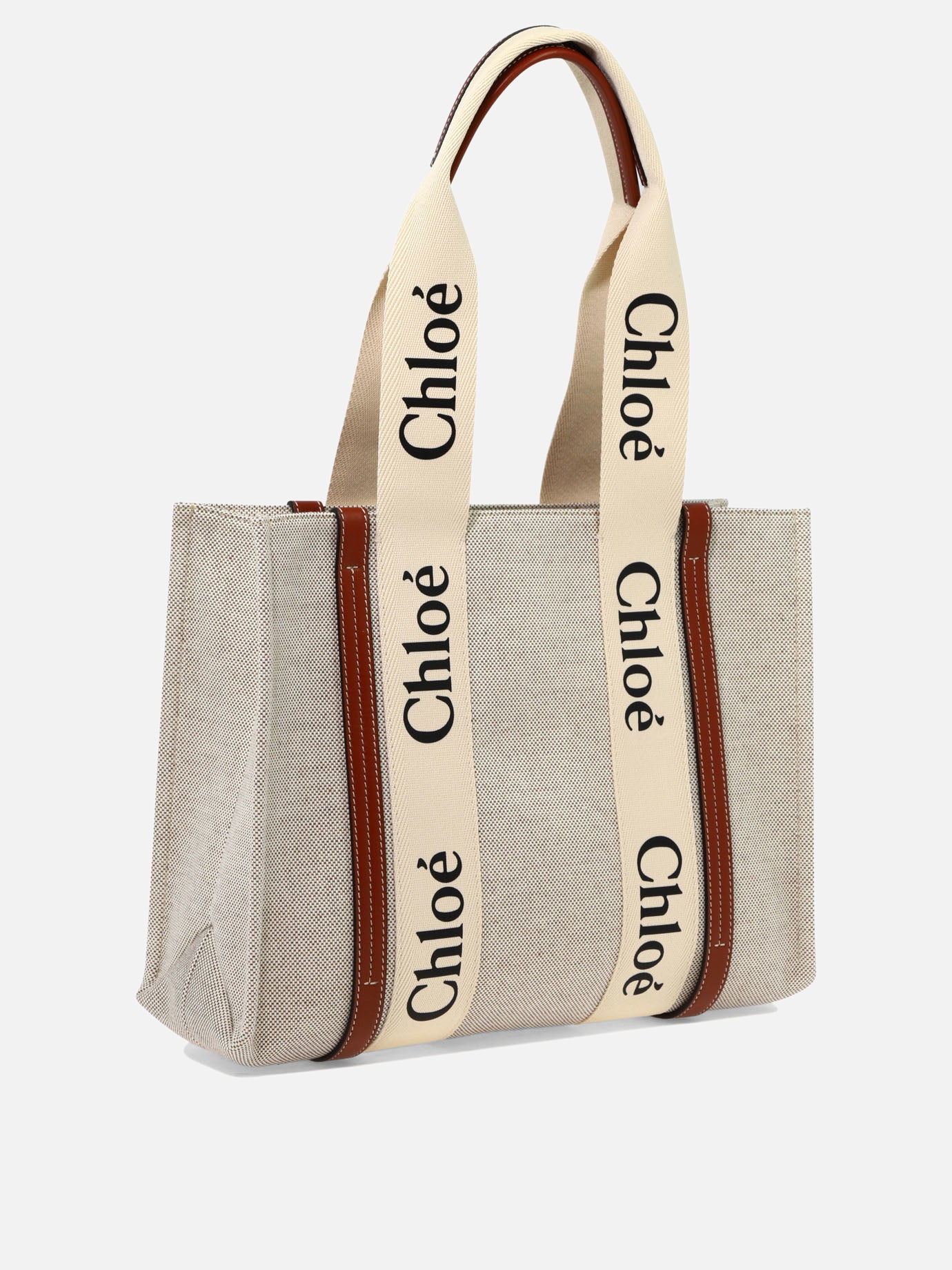 Medium bags 100% linen  Beige - Chloé Women | PDP | VIETTI Online Store | Zoom-Modal_2
