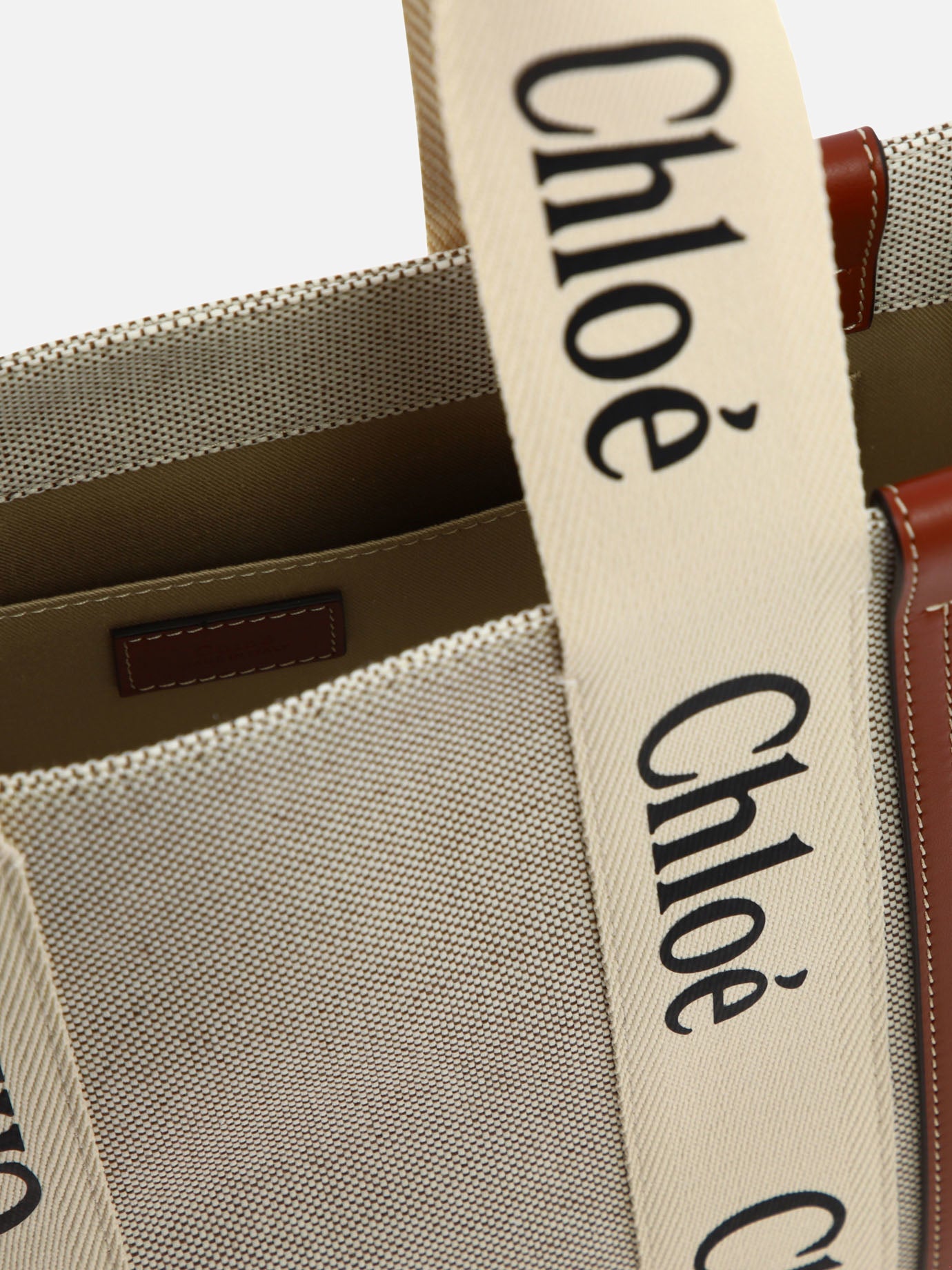 Medium bags 100% linen  Beige - Chloé Women | PDP | VIETTI Online Store | Zoom-Modal_5
