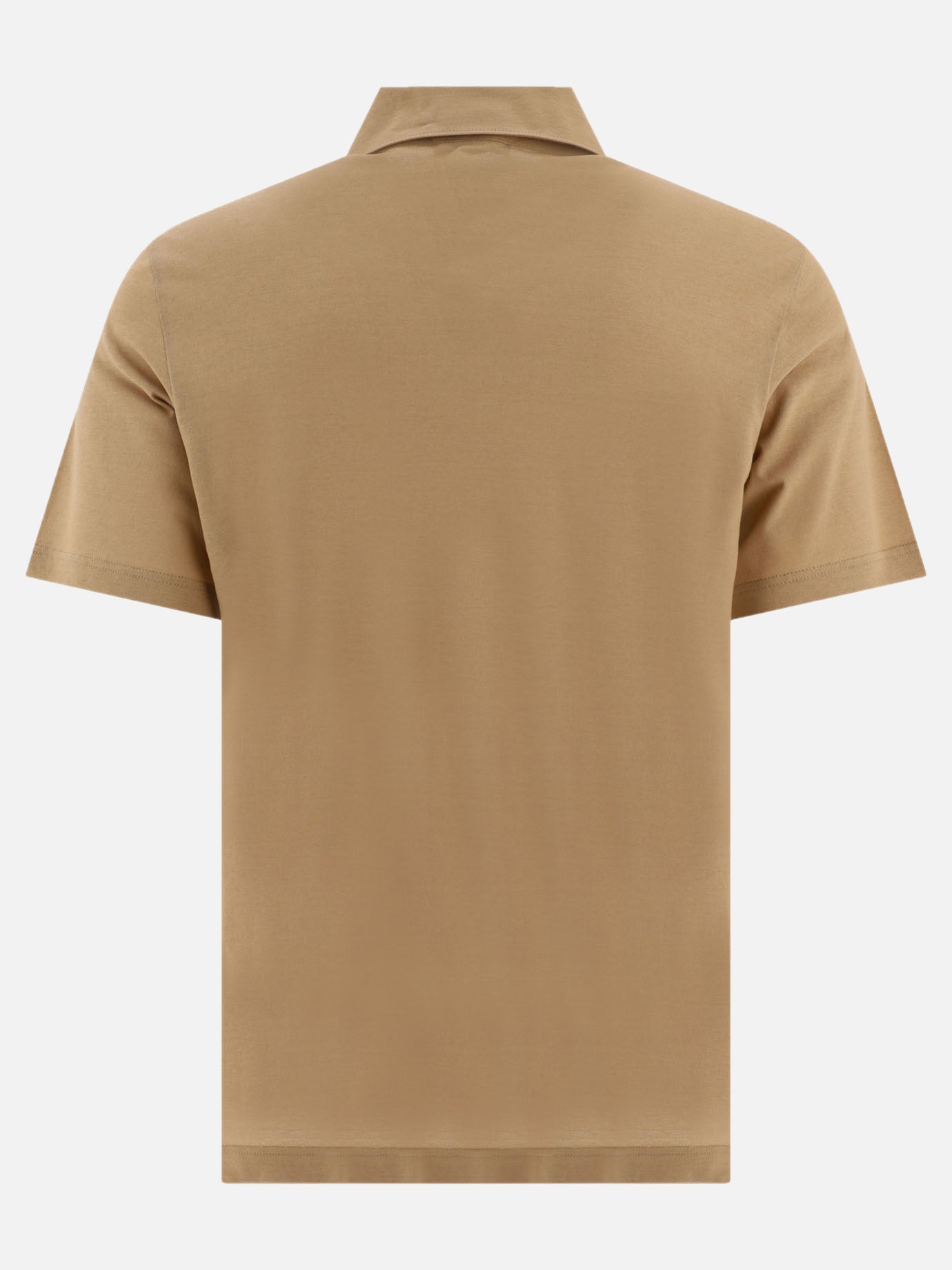Polo shirts with buttons 100% cotton  Beige - Herno Men | PDP | VIETTI Online Store | Zoom-Modal_2
