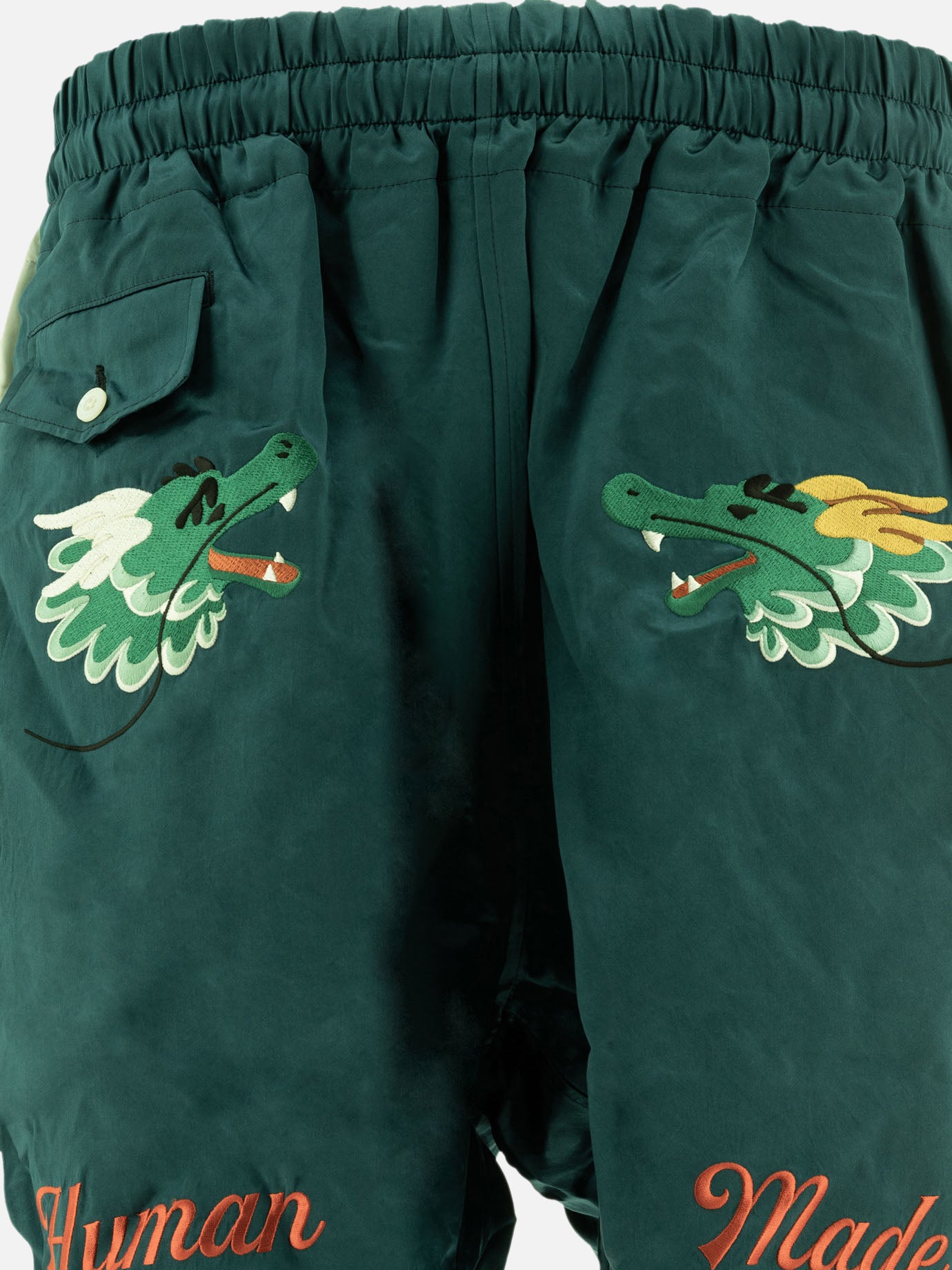 Human Made "Yokosuka" shorts Green