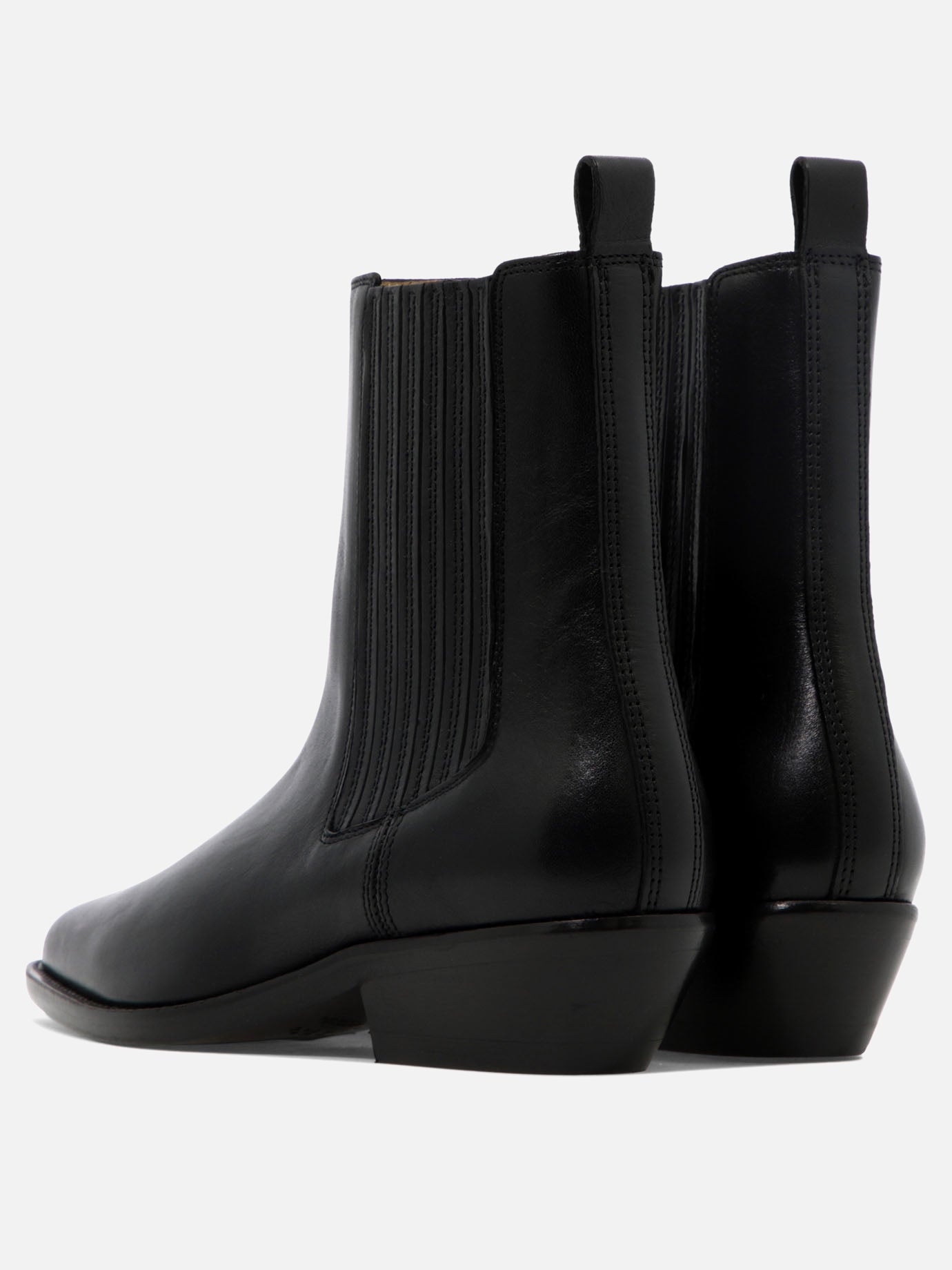 Cowboy 100% calf leather - 100% leather  Black - Isabel Marant Women | PDP | VIETTI Online Store | thumbnail_4