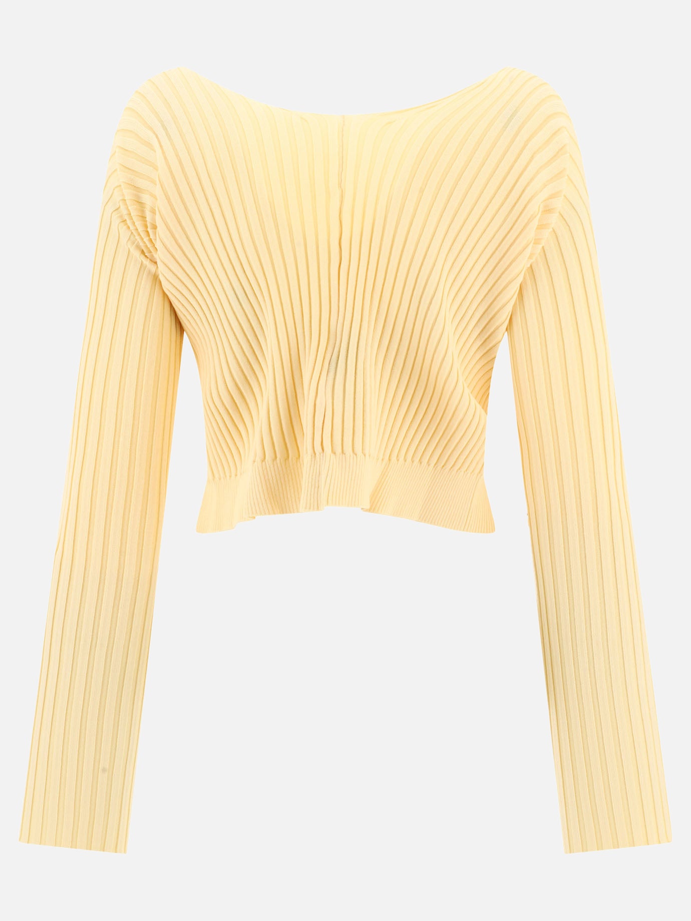 Cardigans 223KN500  Yellow - Jacquemus Women | PDP | VIETTI Online Store | Zoom-Modal_2
