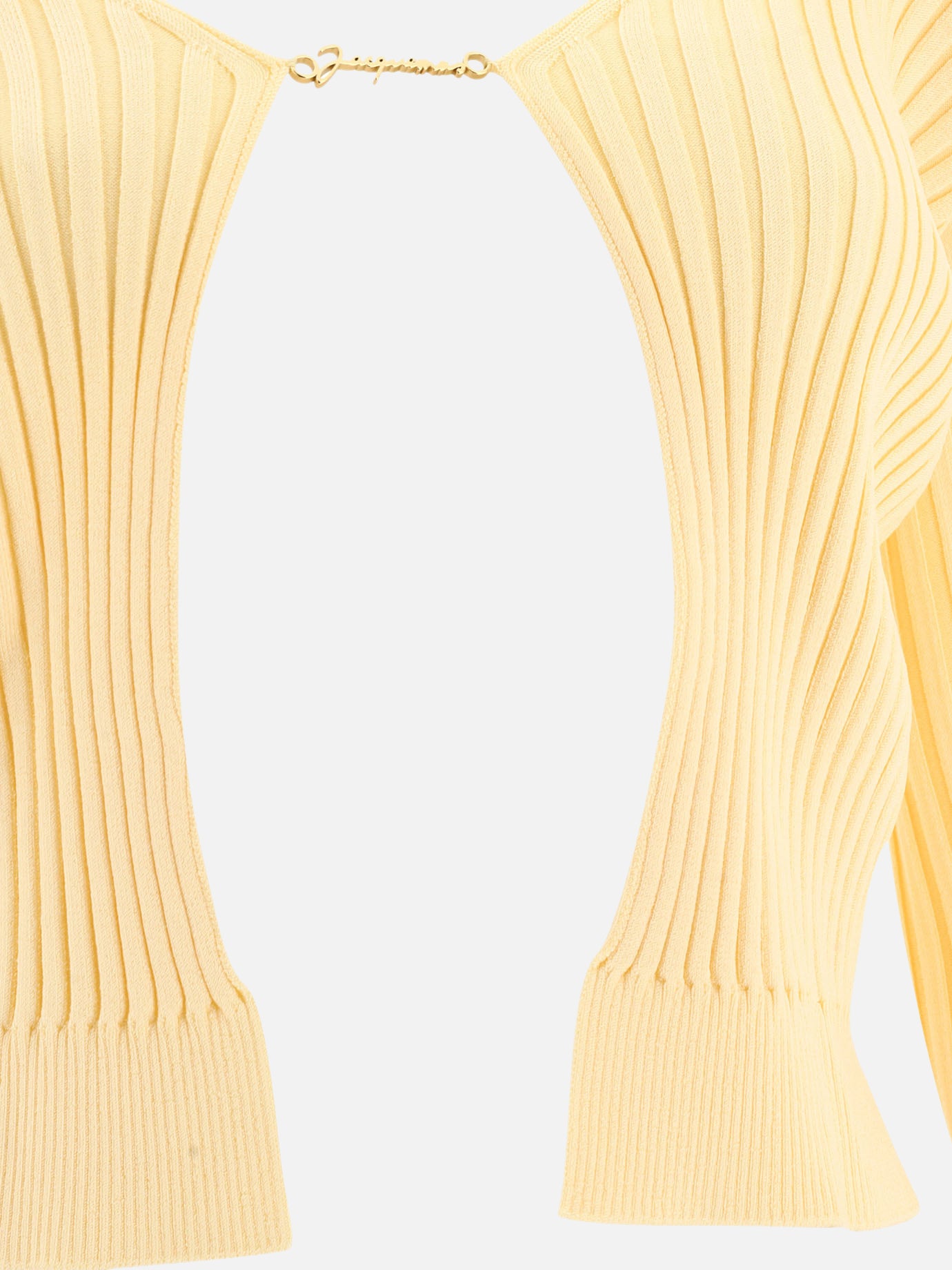 Cardigans 223KN500  Yellow - Jacquemus Women | PDP | VIETTI Online Store | thumbnail_4
