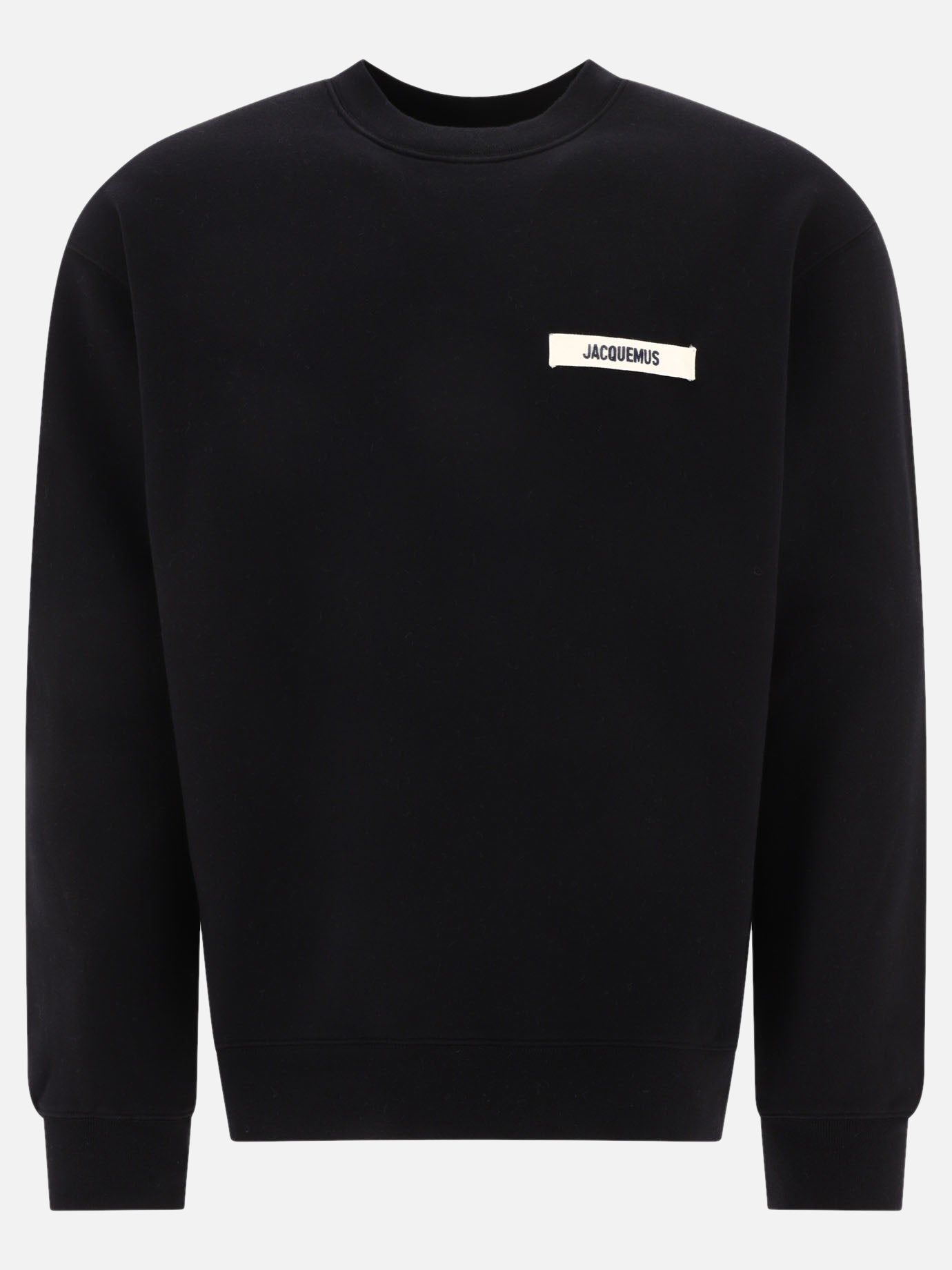 Crewnecks 100% cotton  Black - Jacquemus Men | PDP | VIETTI Online Store | thumbnail