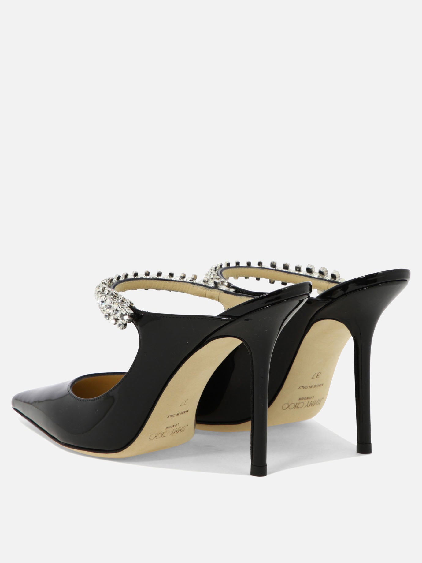 Mules 100% leather - 100% leather  Black - Jimmy Choo Women | PDP | VIETTI Online Store | thumbnail_4