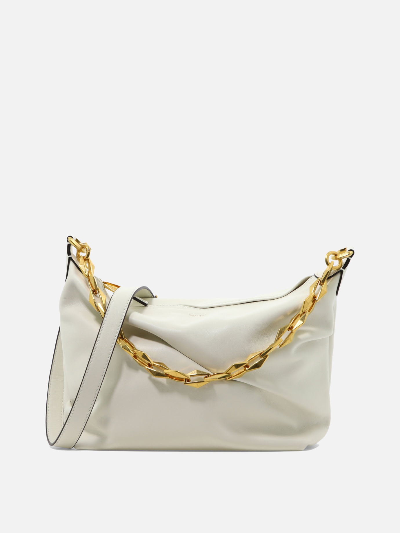 Jimmy Choo Borsa a spalla &quot;Diamond Soft Hobo&quot; 19088463_UNI Bianco thumbnail_1