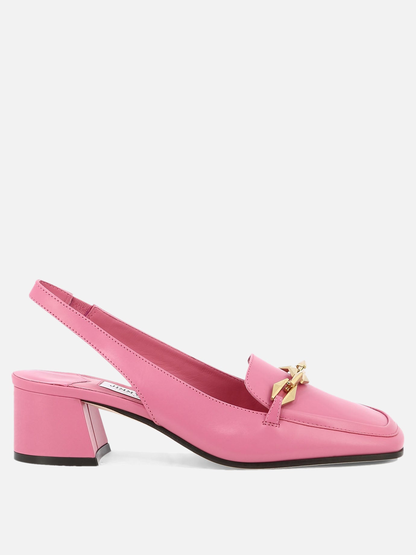 Slingbacks 100% leather - 50% leather 50% rubber-  Pink - Jimmy Choo Women | PDP | VIETTI Online Store | thumbnail