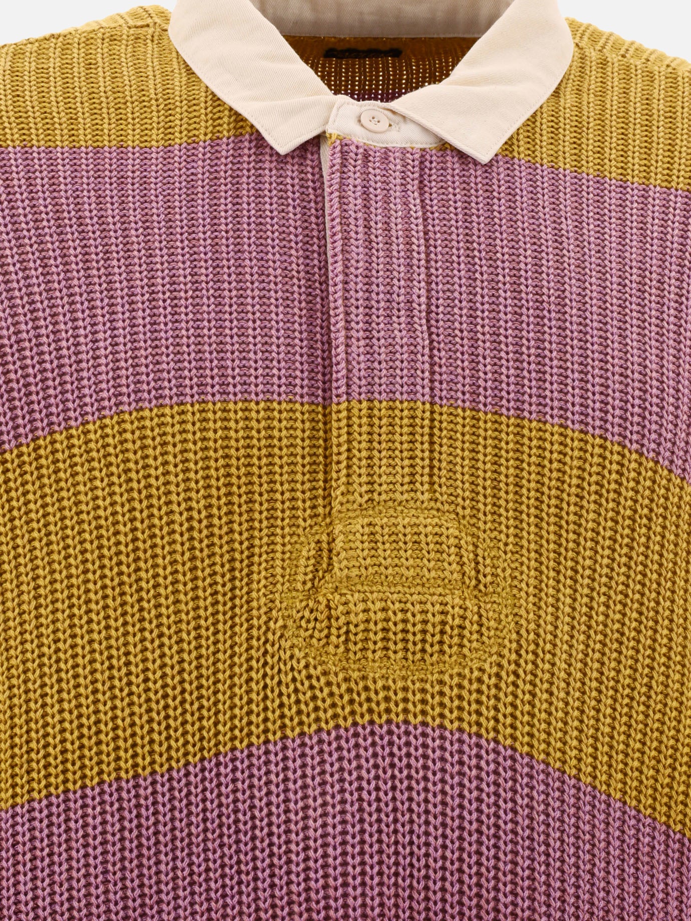 KAPITAL "Rugby" polo shirt Yellow