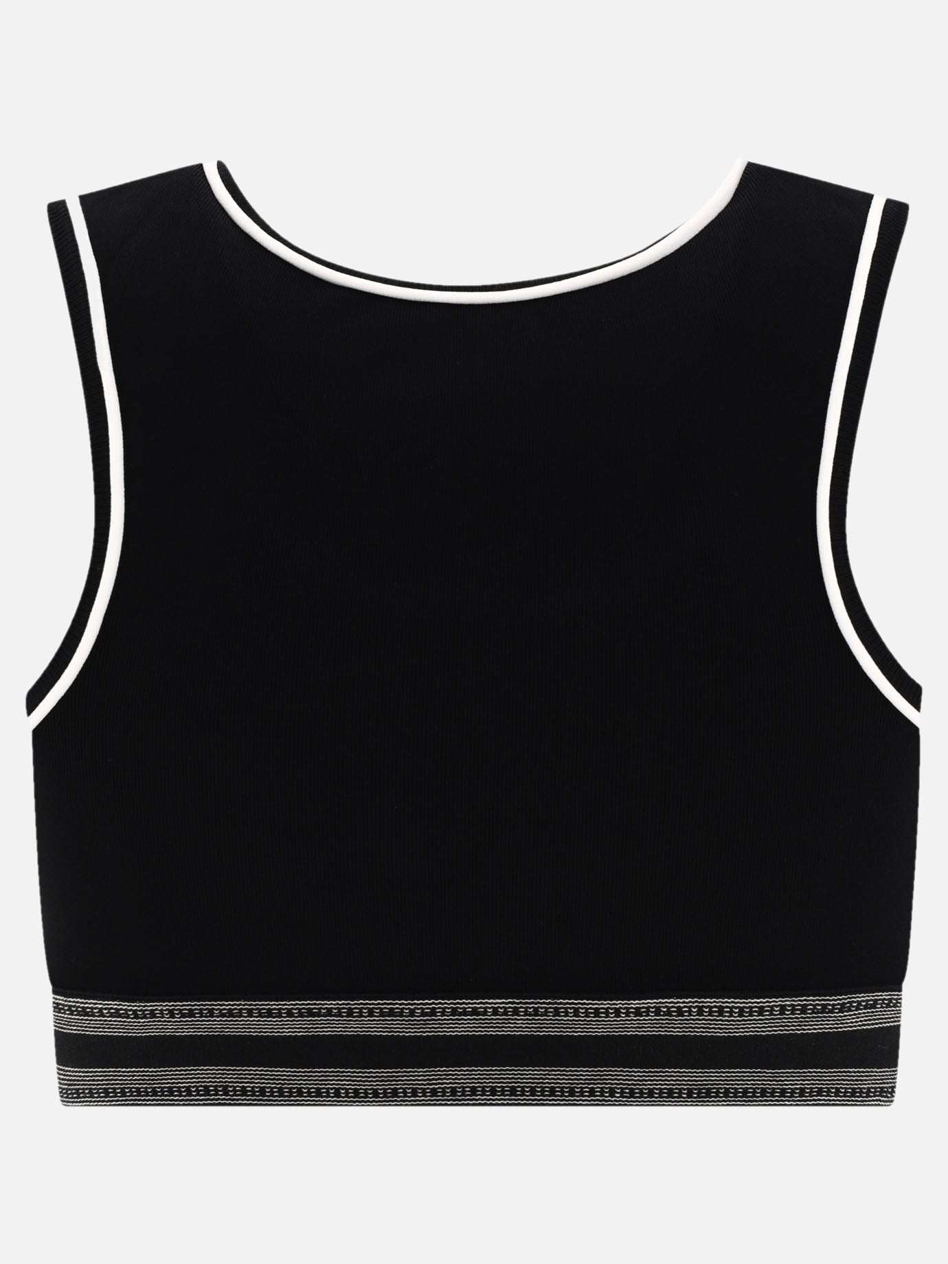 Crop tops 56% viscose 14% polyamide 11% polyester 7% elastan  Black - Loewe Women | PDP | VIETTI Online Store | Zoom-Modal_2
