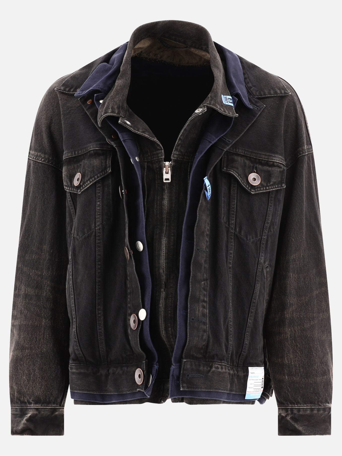 Denim jackets 100% cotton  Black - Maison Mihara Yasuhiro Men | PDP | VIETTI Online Store | thumbnail