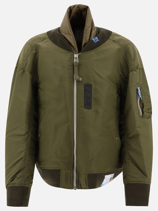 Bomber jackets 100% nylon  Green - Maison Mihara Yasuhiro Men | PLP | VIETTI Online Store 
