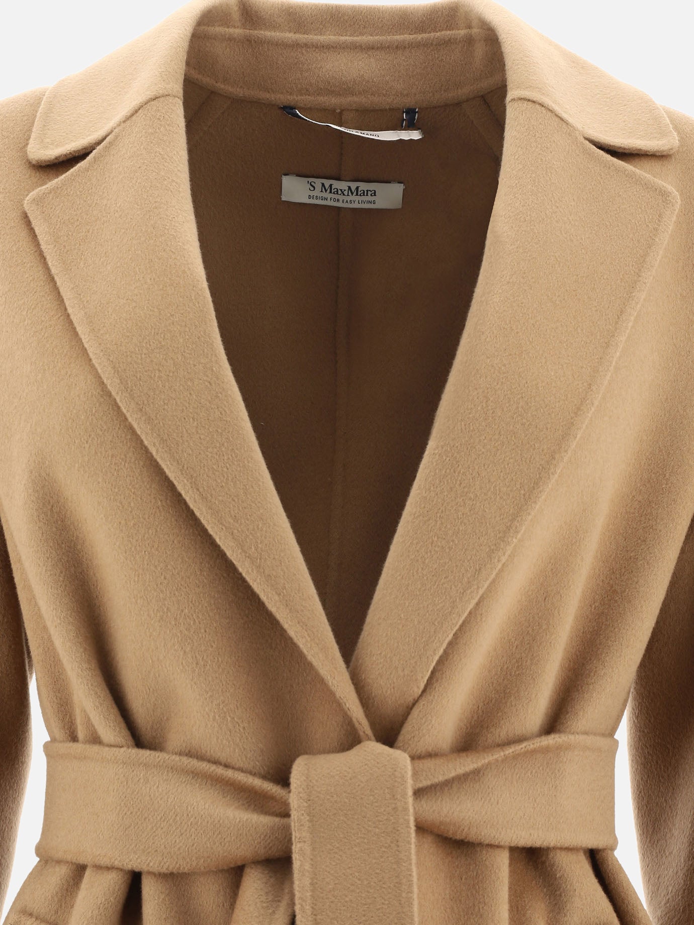 Long coats 100% virgin wool  Beige - Max Mara S Women | PDP | VIETTI Online Store | thumbnail_3
