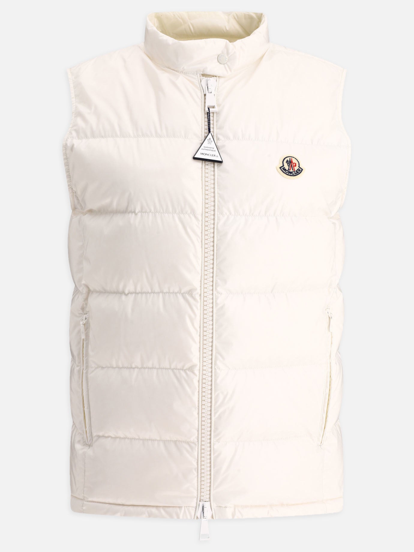 Vest jackets 100% polyamide - Padding: down and feathers  White - Moncler Women | PDP | VIETTI Online Store | thumbnail