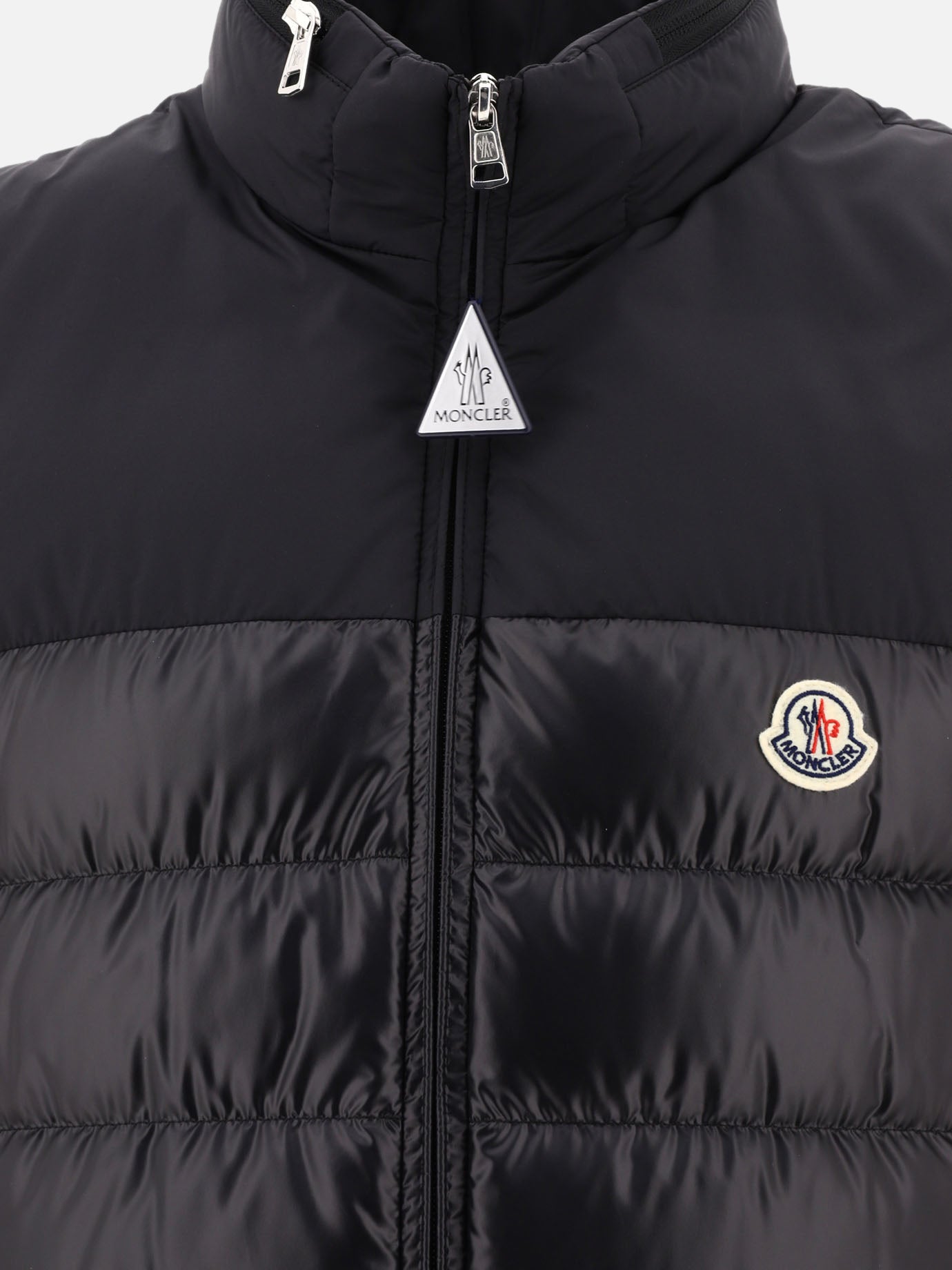 Giacche smanicate 100% polyester - Padding: down and feathers  Nero - Moncler Uomo | PDP | VIETTI Online Store | thumbnail_3