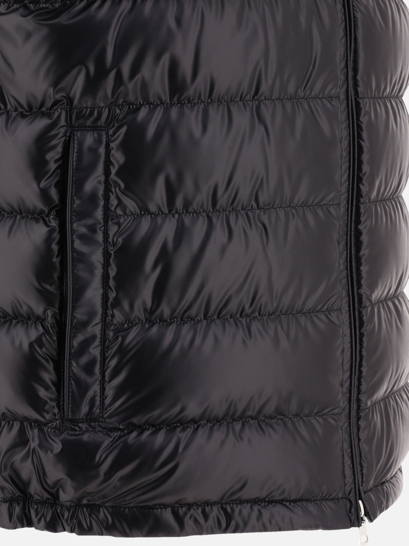 Giacche smanicate 100% polyester - Padding: down and feathers  Nero - Moncler Uomo | PDP | VIETTI Online Store | thumbnail_4