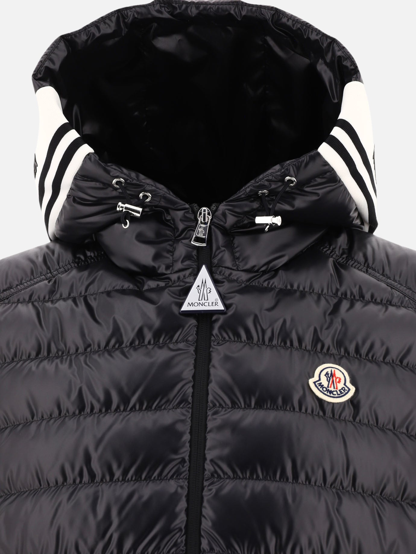 Giacche smanicate Solid colour  Nero - Moncler Uomo | PDP | VIETTI Online Store | thumbnail_3