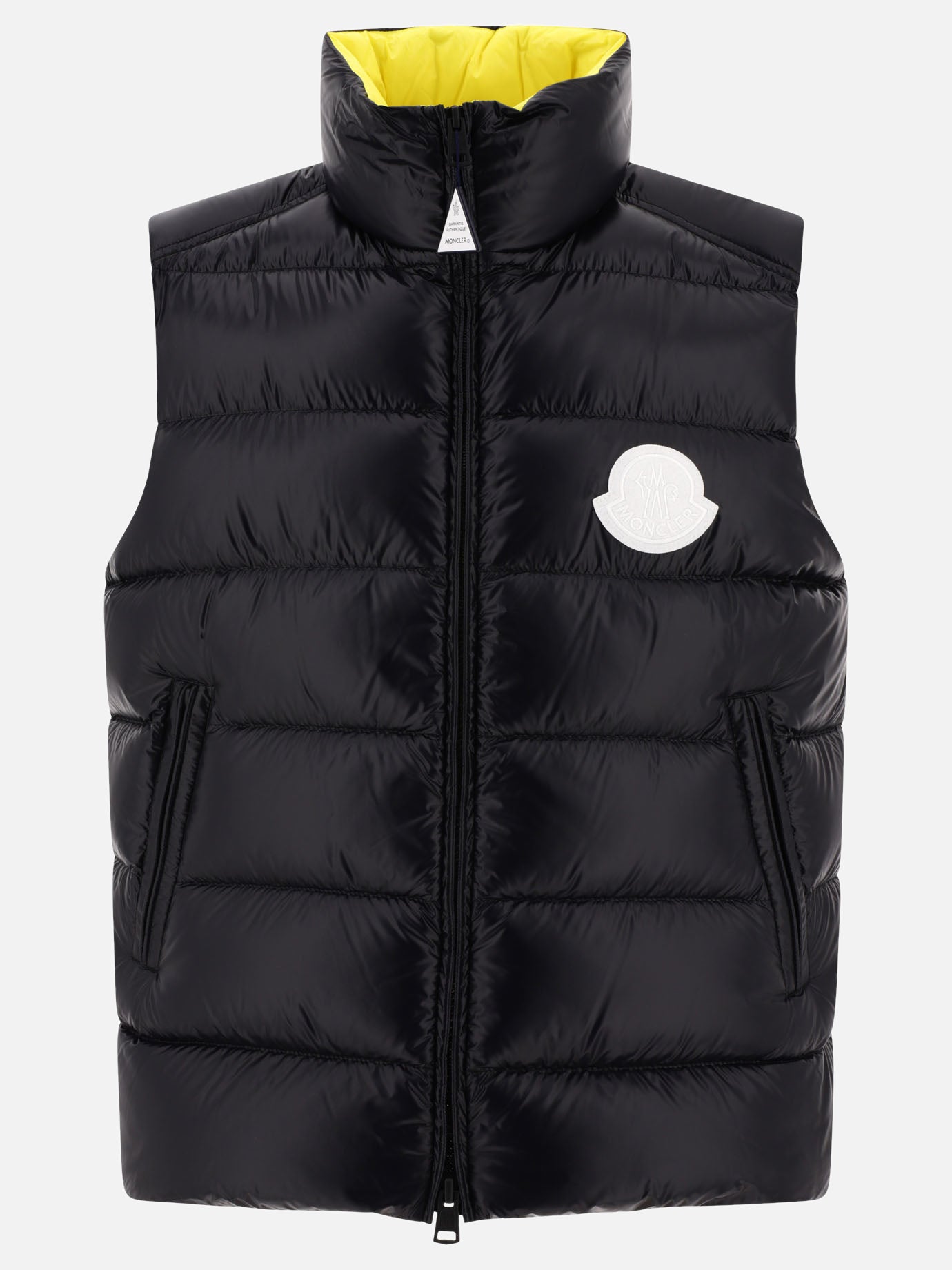 Giacche smanicate 100% polyamide - Padding: down and feathers  Nero - Moncler Uomo | PDP | VIETTI Online Store | thumbnail