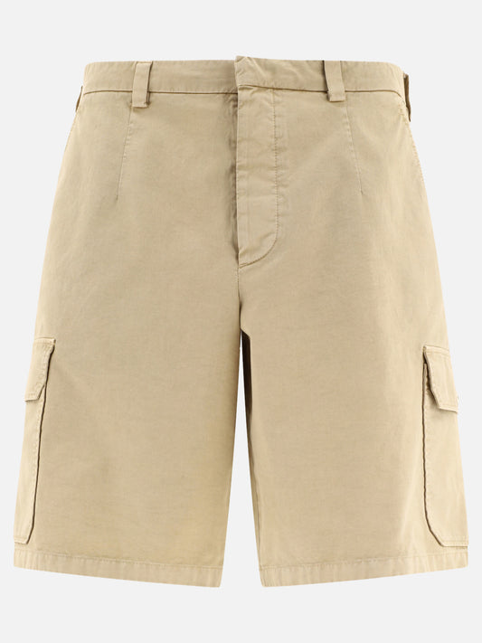 Cotton shorts with drawstring