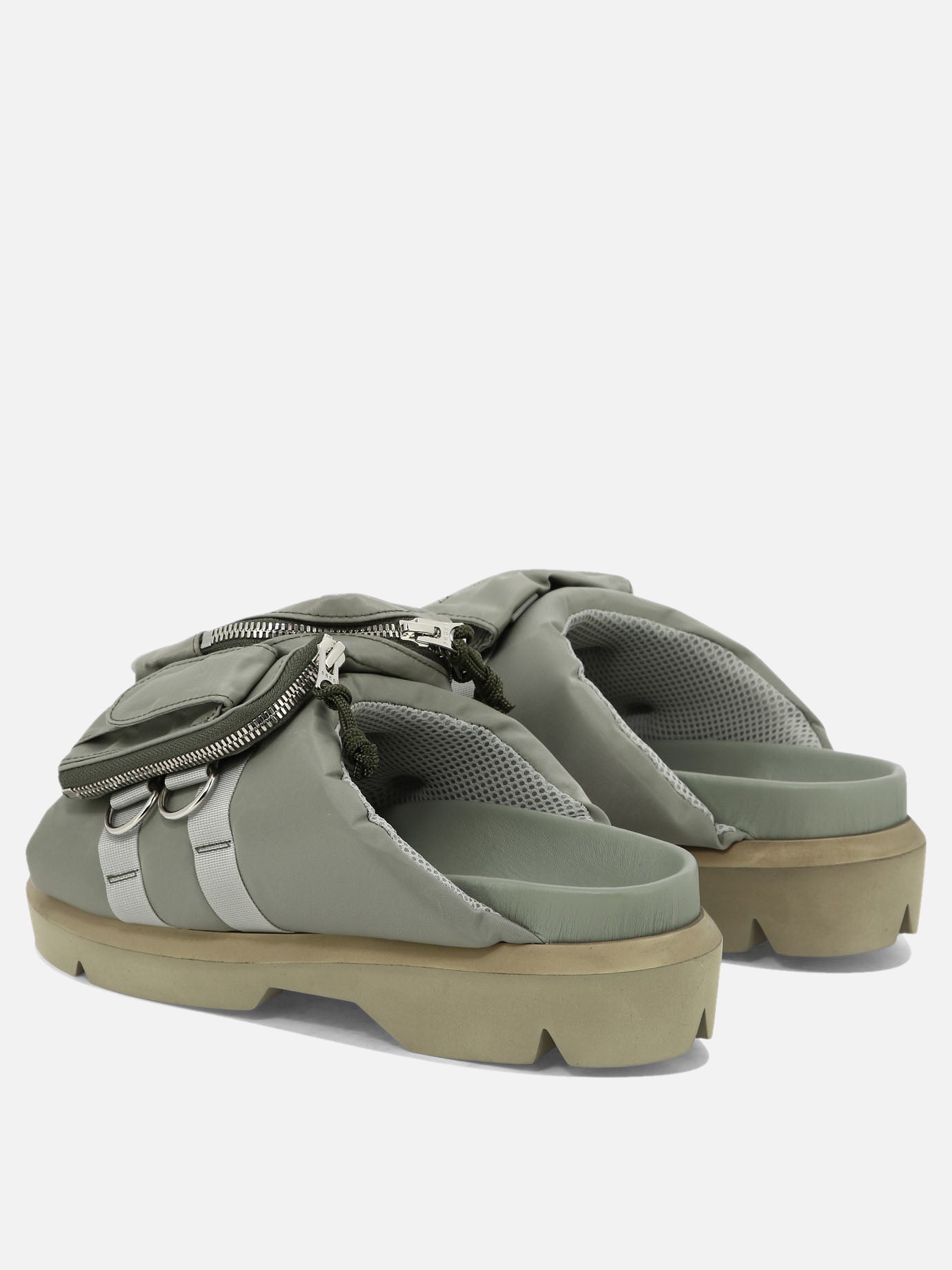 Sacai &quot;Pocket&quot; sandals 13417849_41 Green thumbnail_4