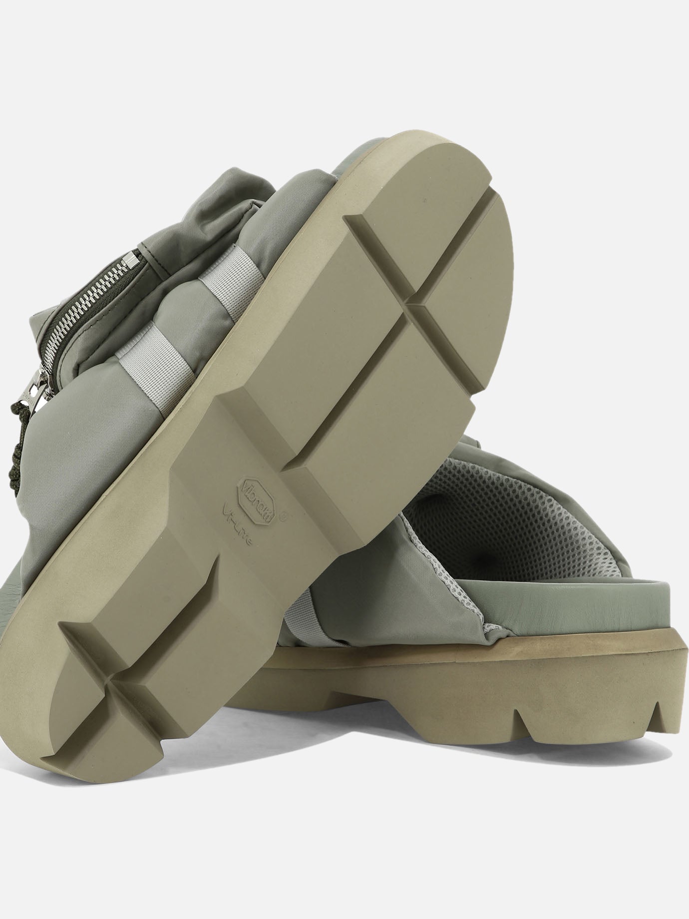 Sacai &quot;Pocket&quot; sandals 13417849_41 Green thumbnail_5