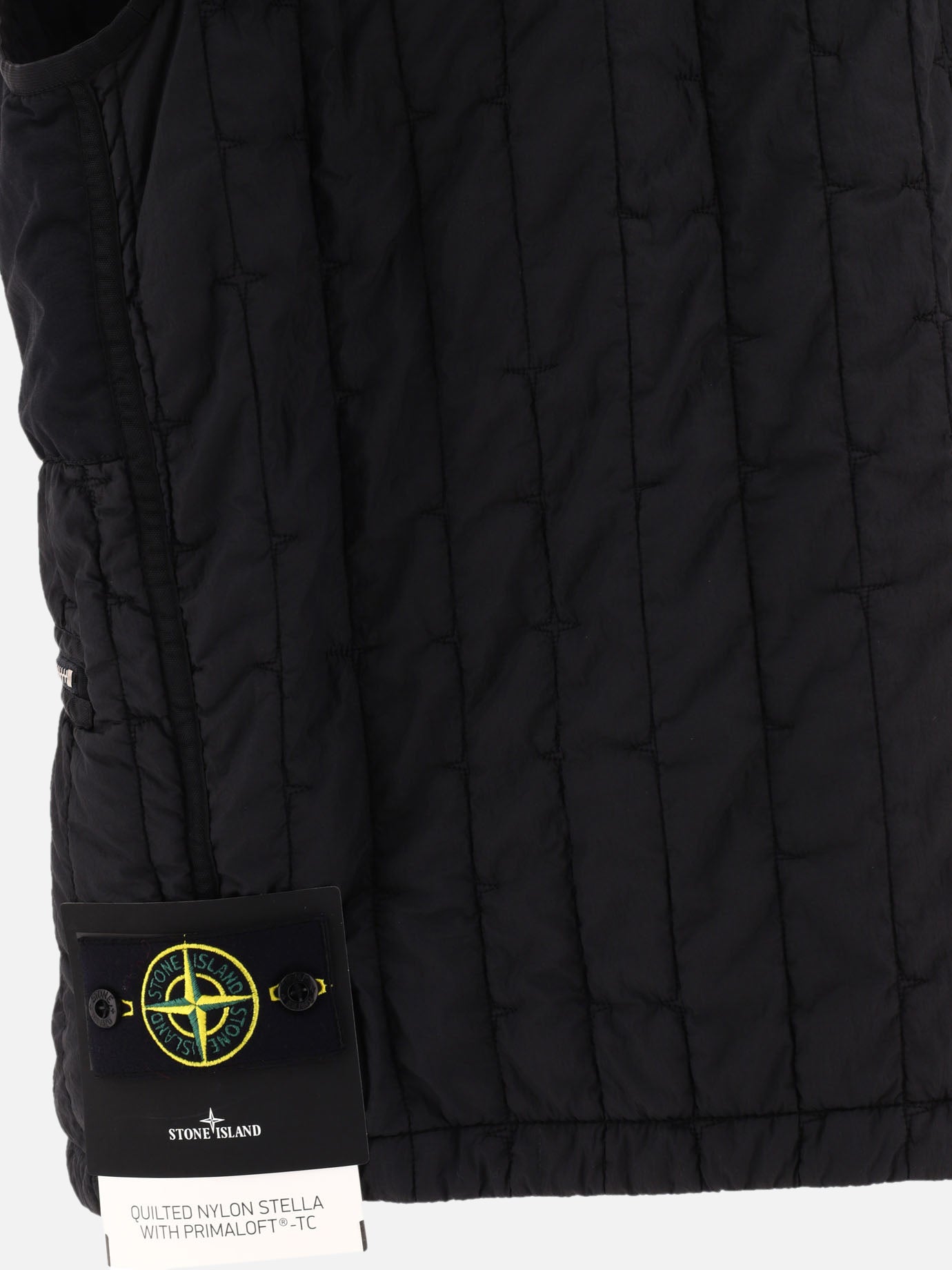 Giacche smanicate 100% polyamide - Padding: polyester  Nero - Stone Island Uomo | PDP | VIETTI Online Store | Zoom-Modal_4
