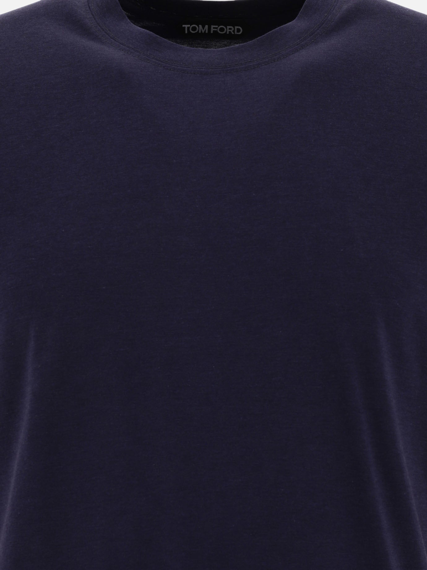 Crewneck t-shirts Solid colour  Blue - Tom Ford Men | PDP | VIETTI Online Store | Zoom-Modal_3
