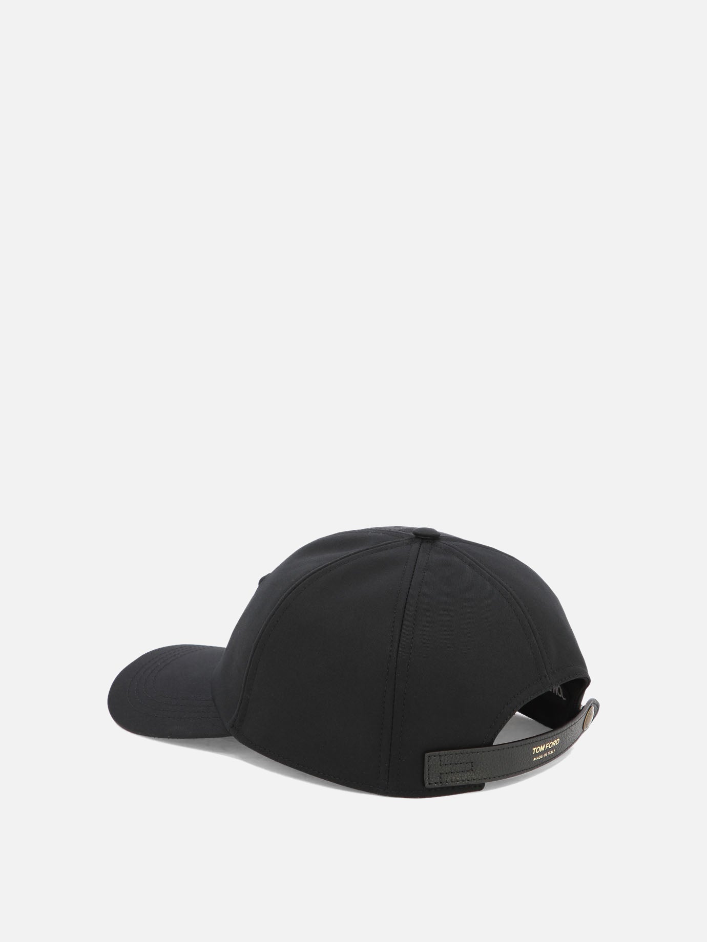 Baseball caps 95% cotton 5% calf leather  Black - Tom Ford Men | PDP | VIETTI Online Store | Zoom-Modal_3
