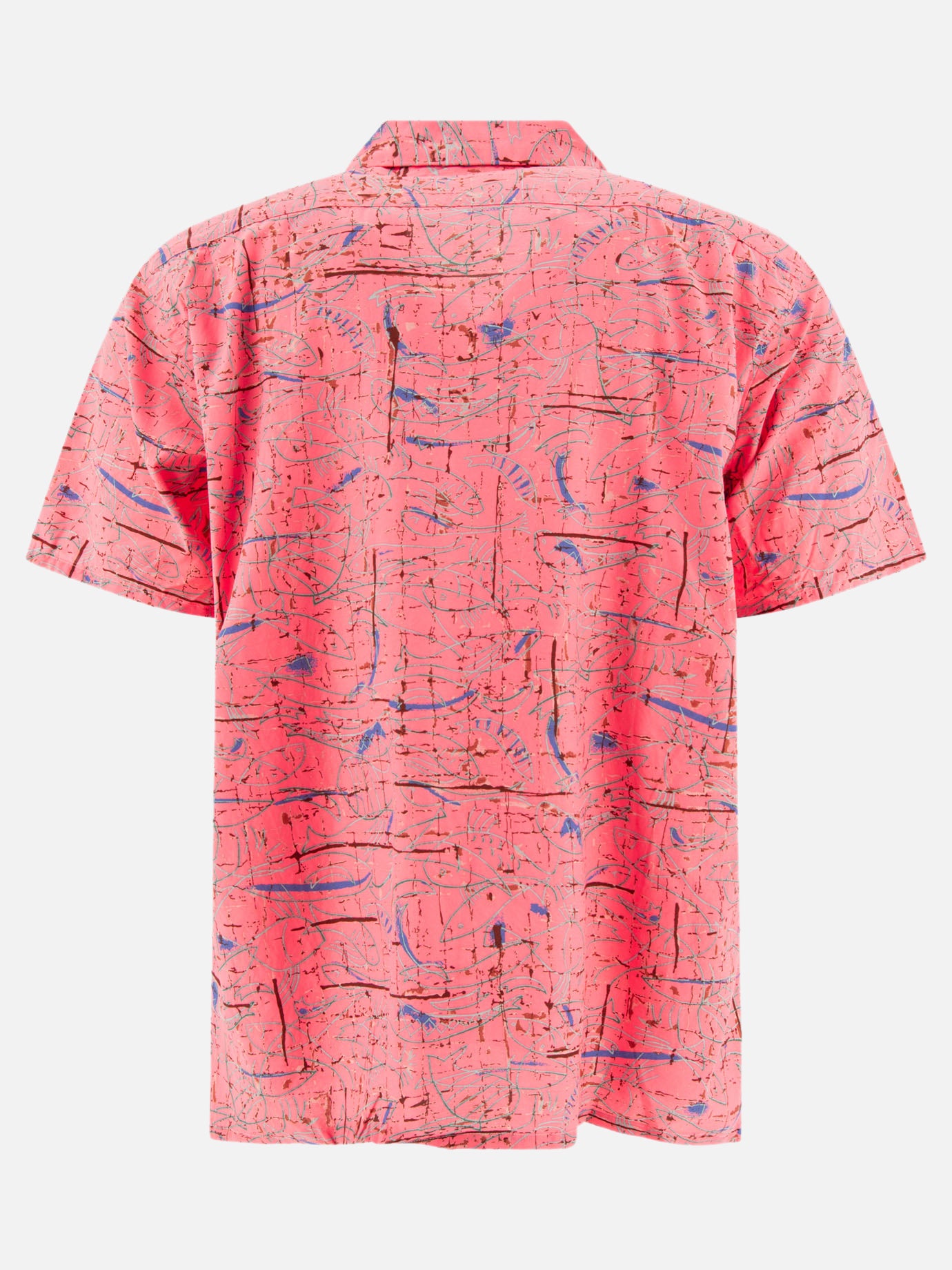 Beams Plus Printed shirt Pink