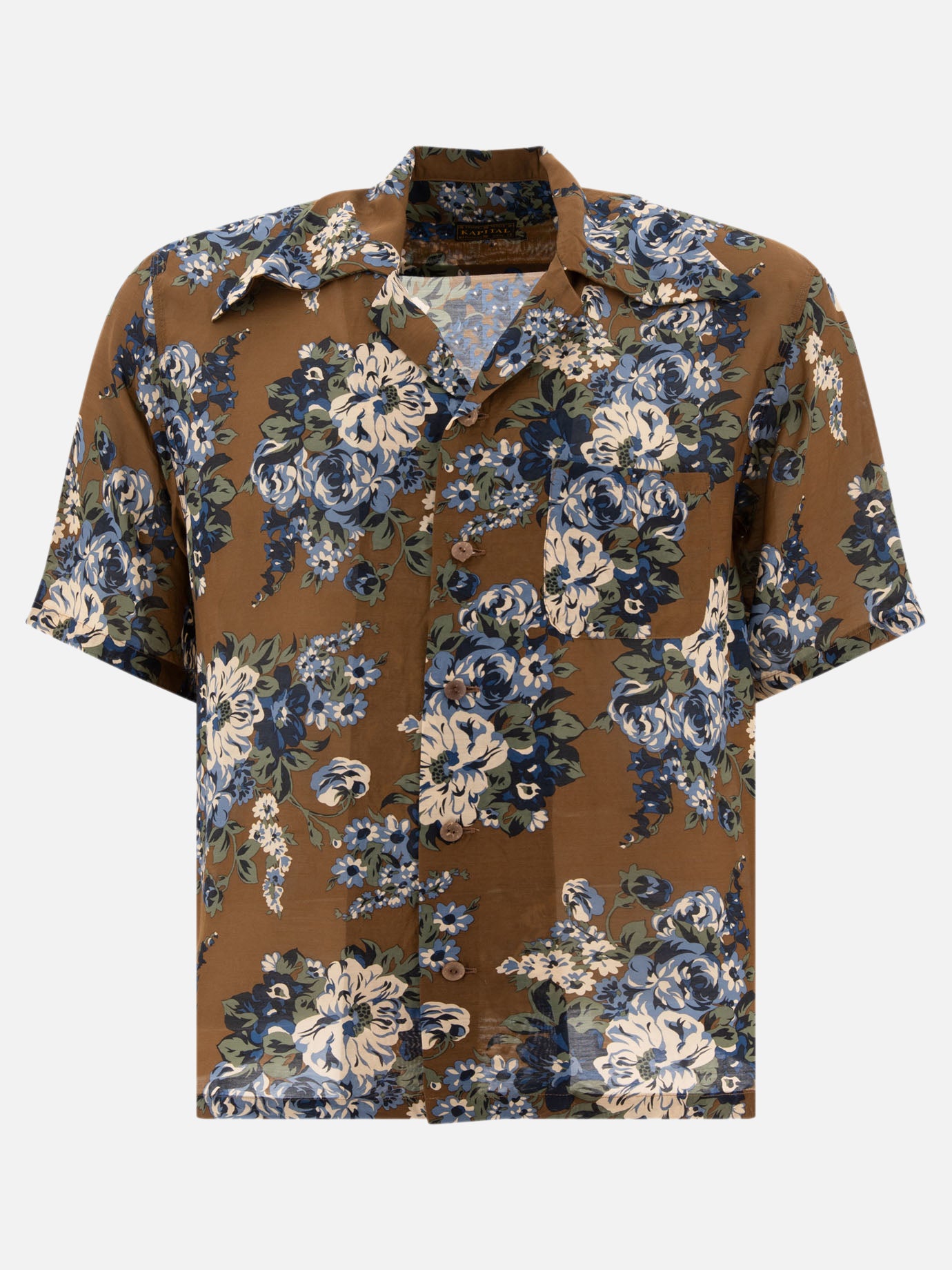 KAPITAL "Maria Pattern" shirt Brown