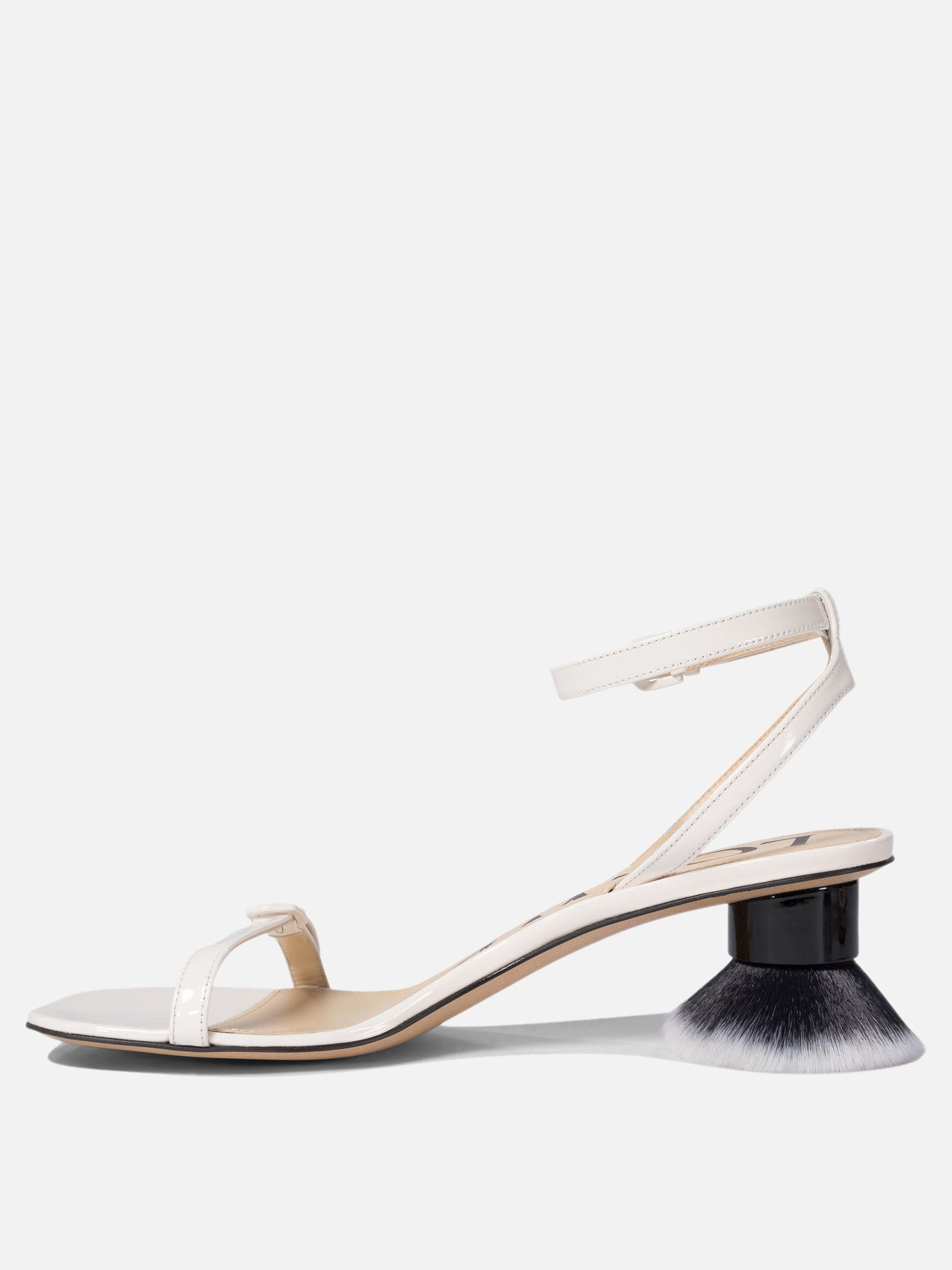 Loewe Sandalo con tacco &quot;Petal Brush&quot; 19349303_36 White thumbnail_3