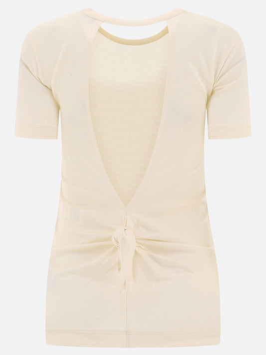 Loewe T-shirt in seta e viscosa 17810955_XS White 2