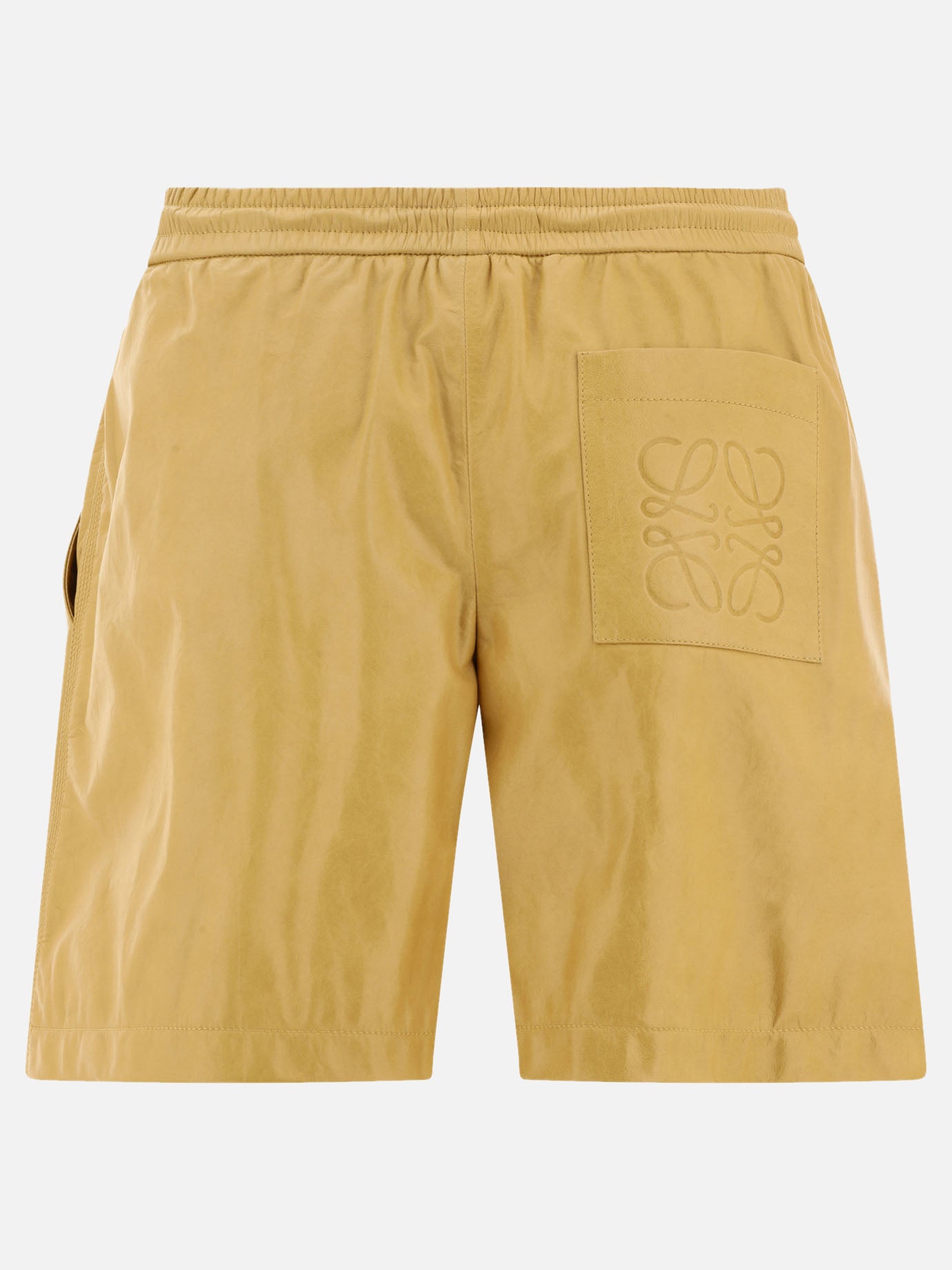 Loewe Short in pelle 11396935_S Beige thumbnail_2