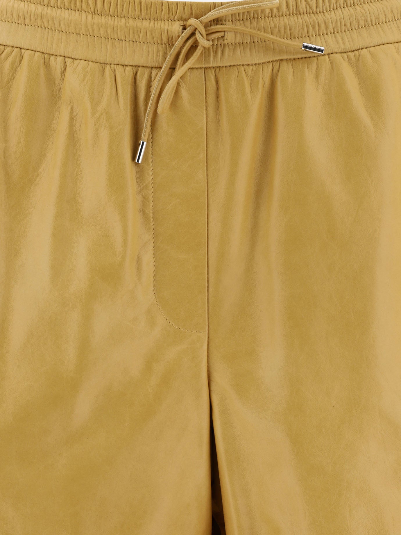Loewe Short in pelle 11396935_S Beige thumbnail_3