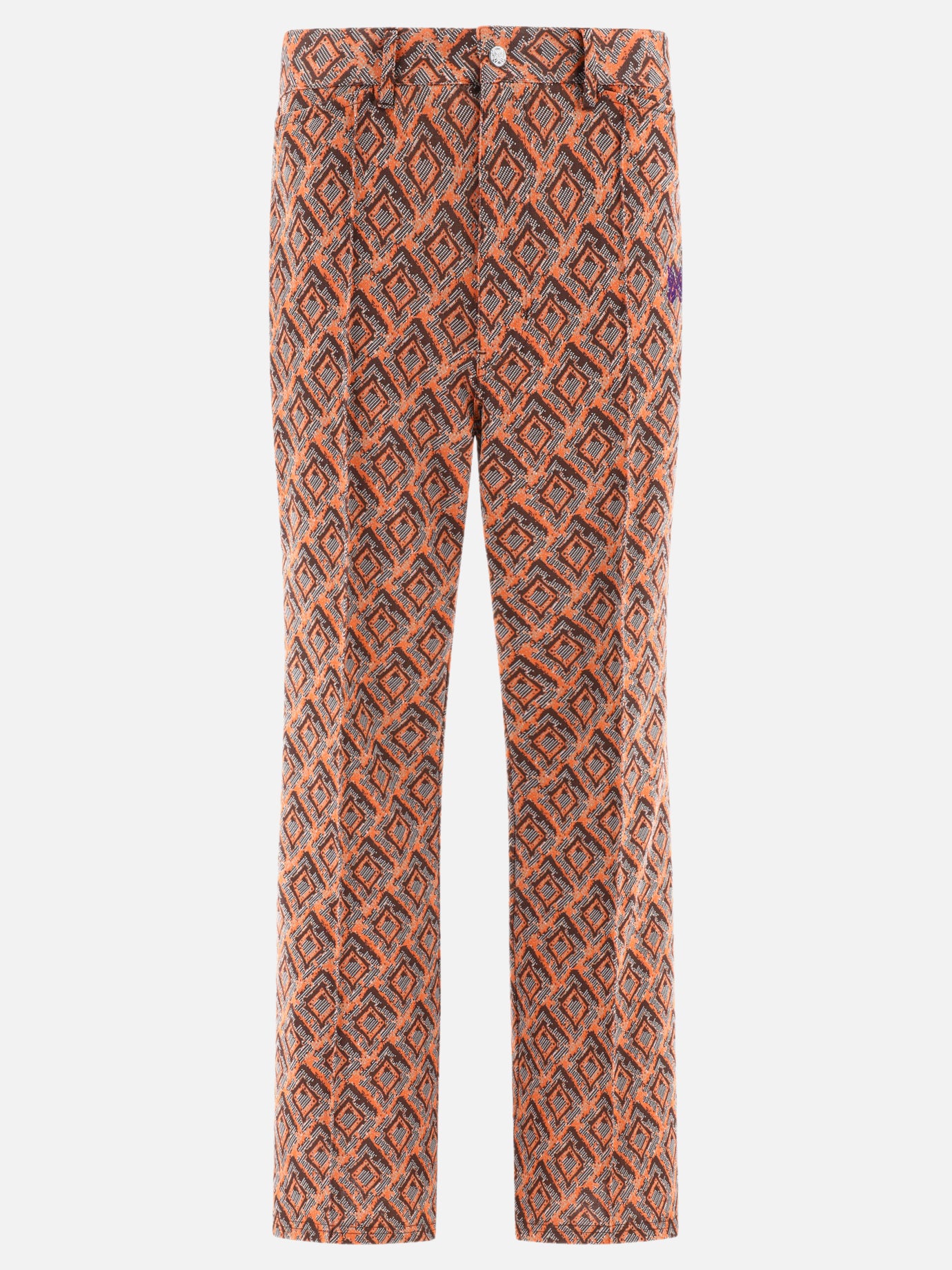 Needles Bootcut trousers Orange