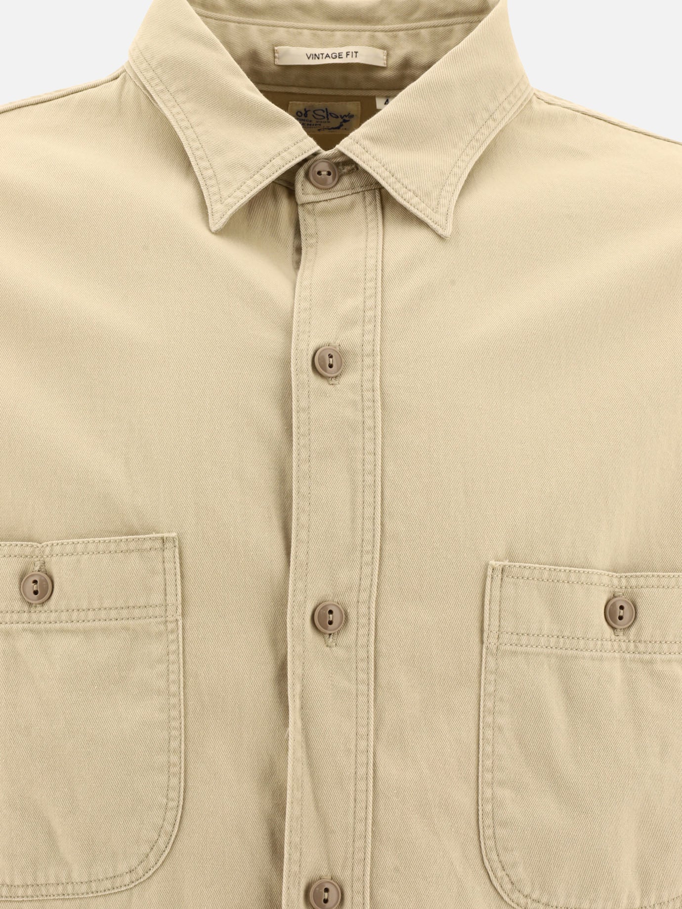 OrSlow "Twill Work" shirt Beige