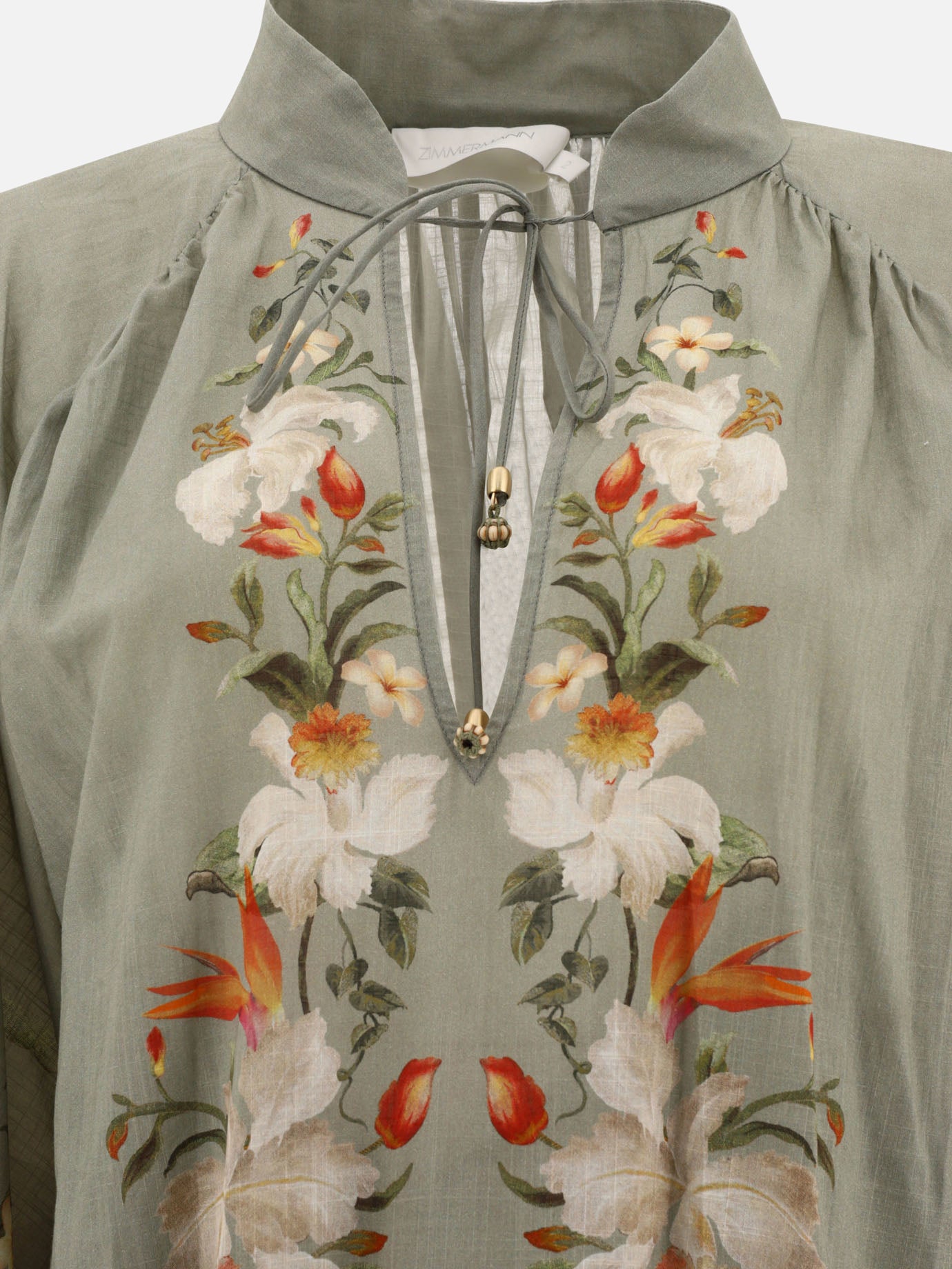 Mini dresses 100% cotton  Green - Zimmermann Women | PDP | VIETTI Online Store | Zoom-Modal_3
