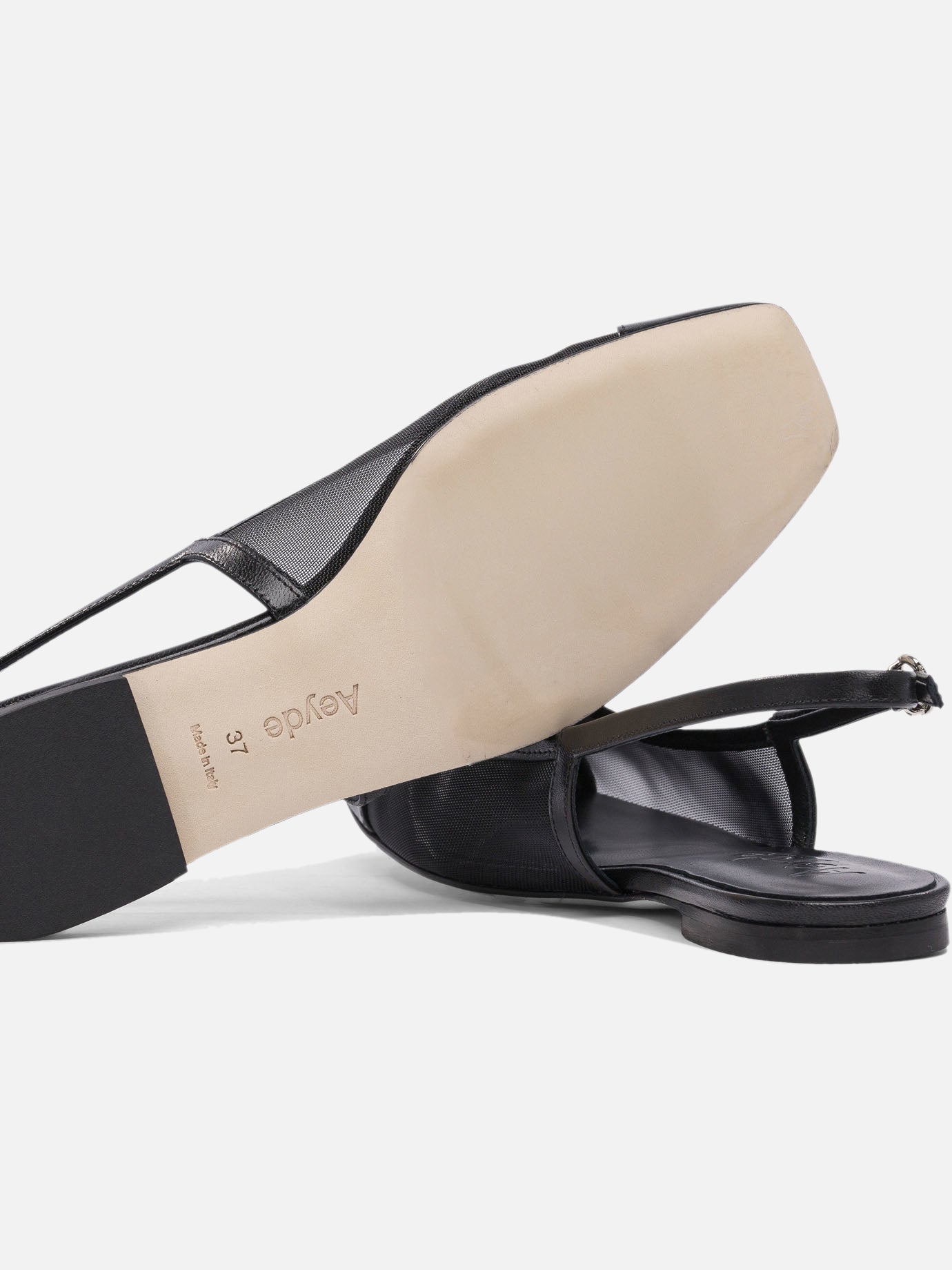 Classic ballet flats 100% nappa leather - 100% cow leather  Black - Aeyde Women | PDP | VIETTI Online Store | thumbnail_5