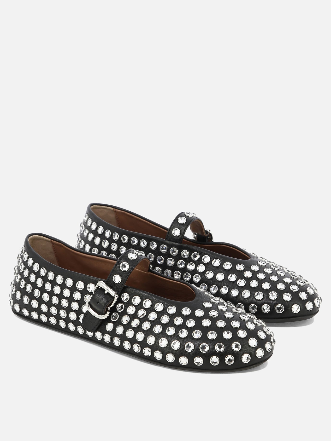 Ballerine Mary Jane 100% leather - 100% rubber  Nero - Alaïa Donna | PDP | VIETTI Online Store | thumbnail_2