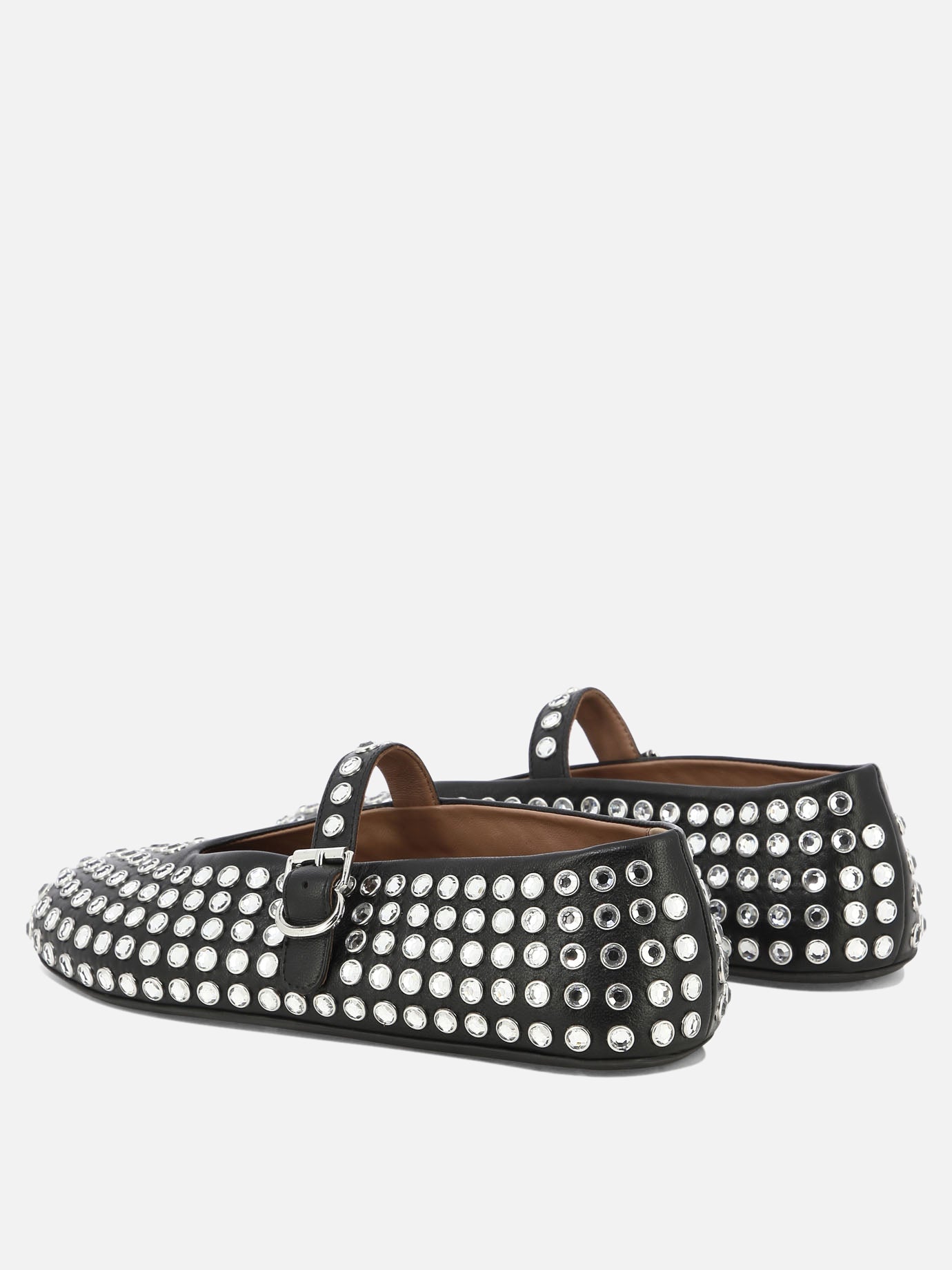 Ballerine Mary Jane 100% leather - 100% rubber  Nero - Alaïa Donna | PDP | VIETTI Online Store | thumbnail_4