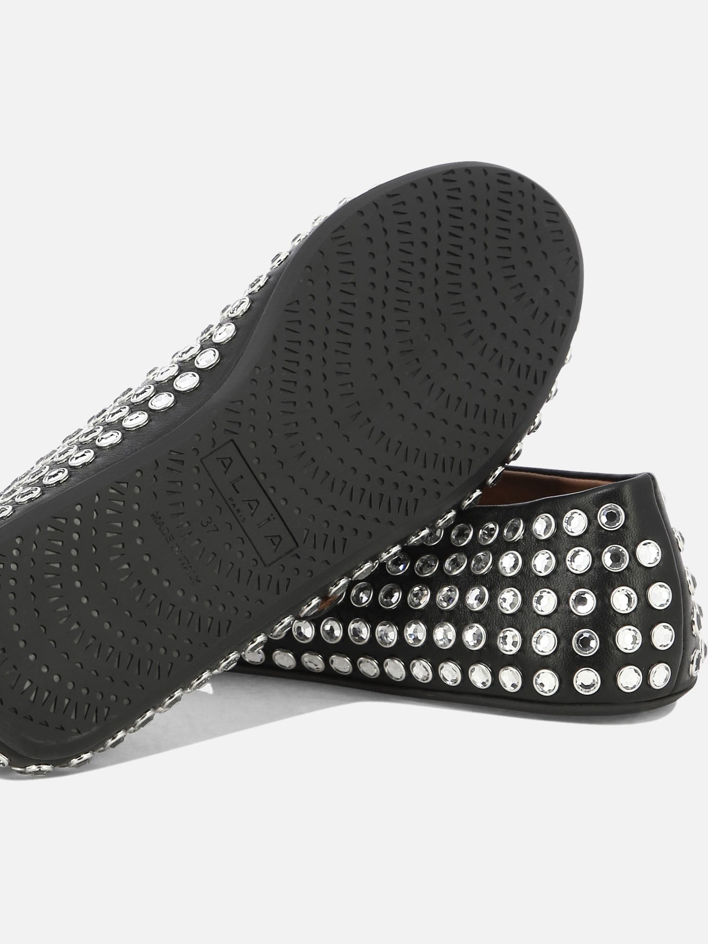 Ballerine Mary Jane 100% leather - 100% rubber  Nero - Alaïa Donna | PDP | VIETTI Online Store | thumbnail_5