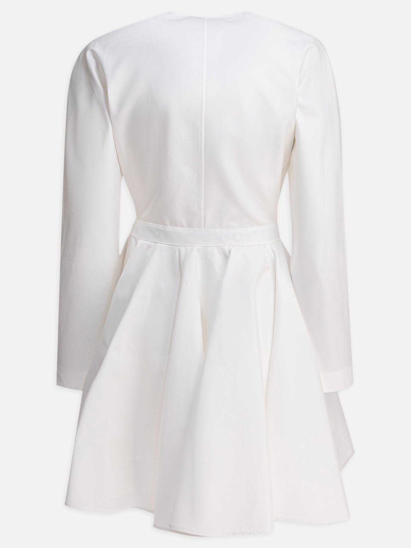 Alaïa Abito corto asimmetrico 11656783_36 White thumbnail_2